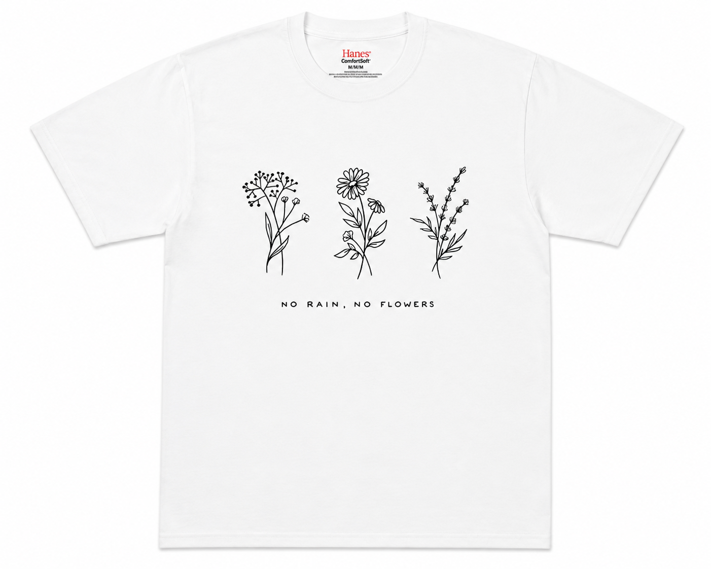 No Rain, No Flowers Botanical Tee.png