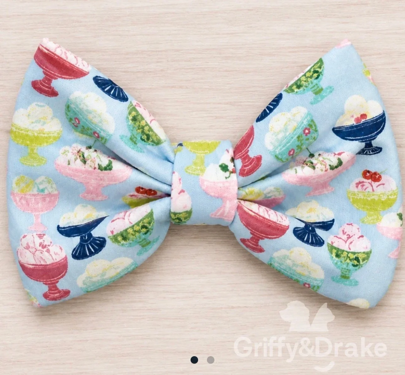 Sundae Funday Pet Bowtie 🍦🐾