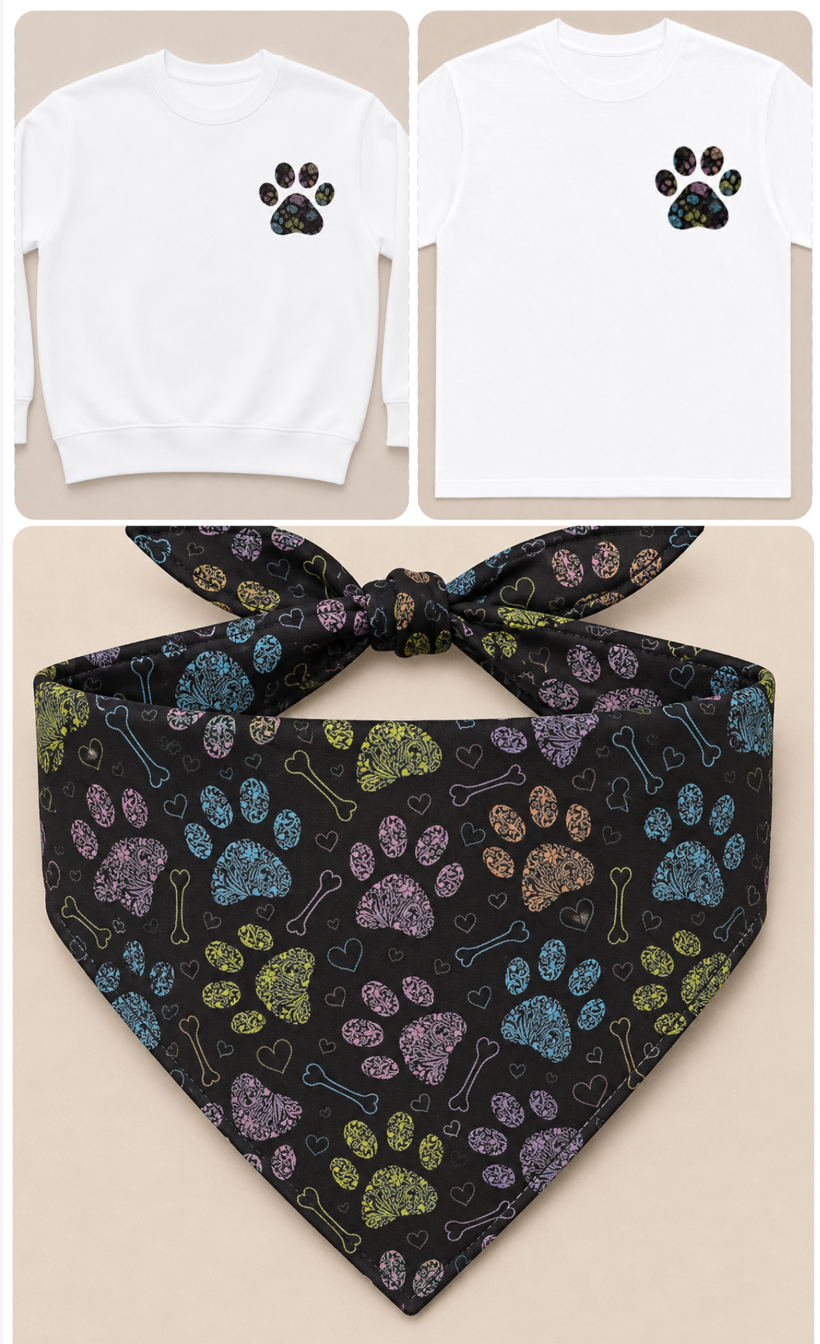 Matching Pet Parent Sweater & Pet Bandana Bundle 🐾