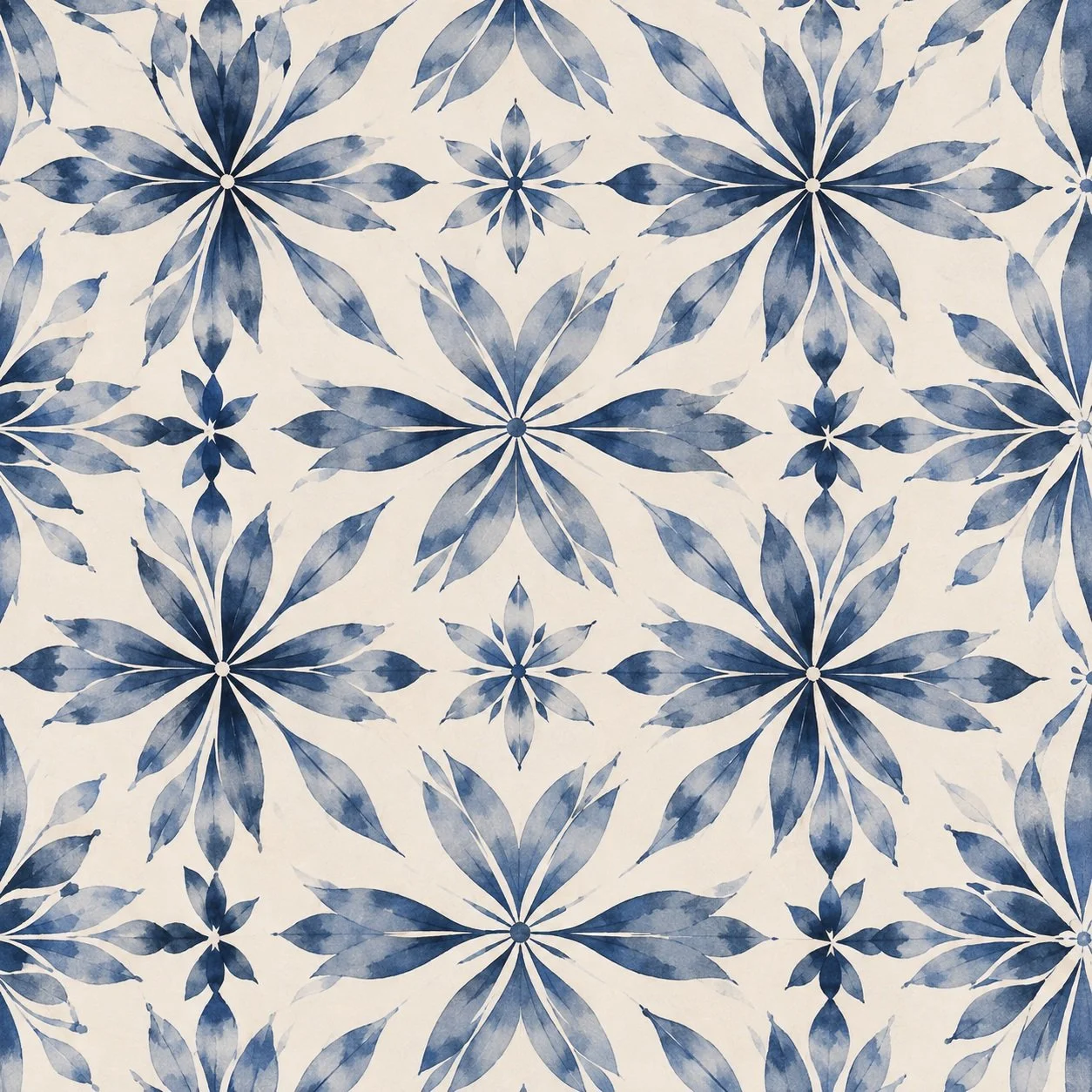 The pattern behind the piece.
Organic forms, watercolor texture and timeless blue.
#PatternDesign #WatercolorPattern #Yaseca