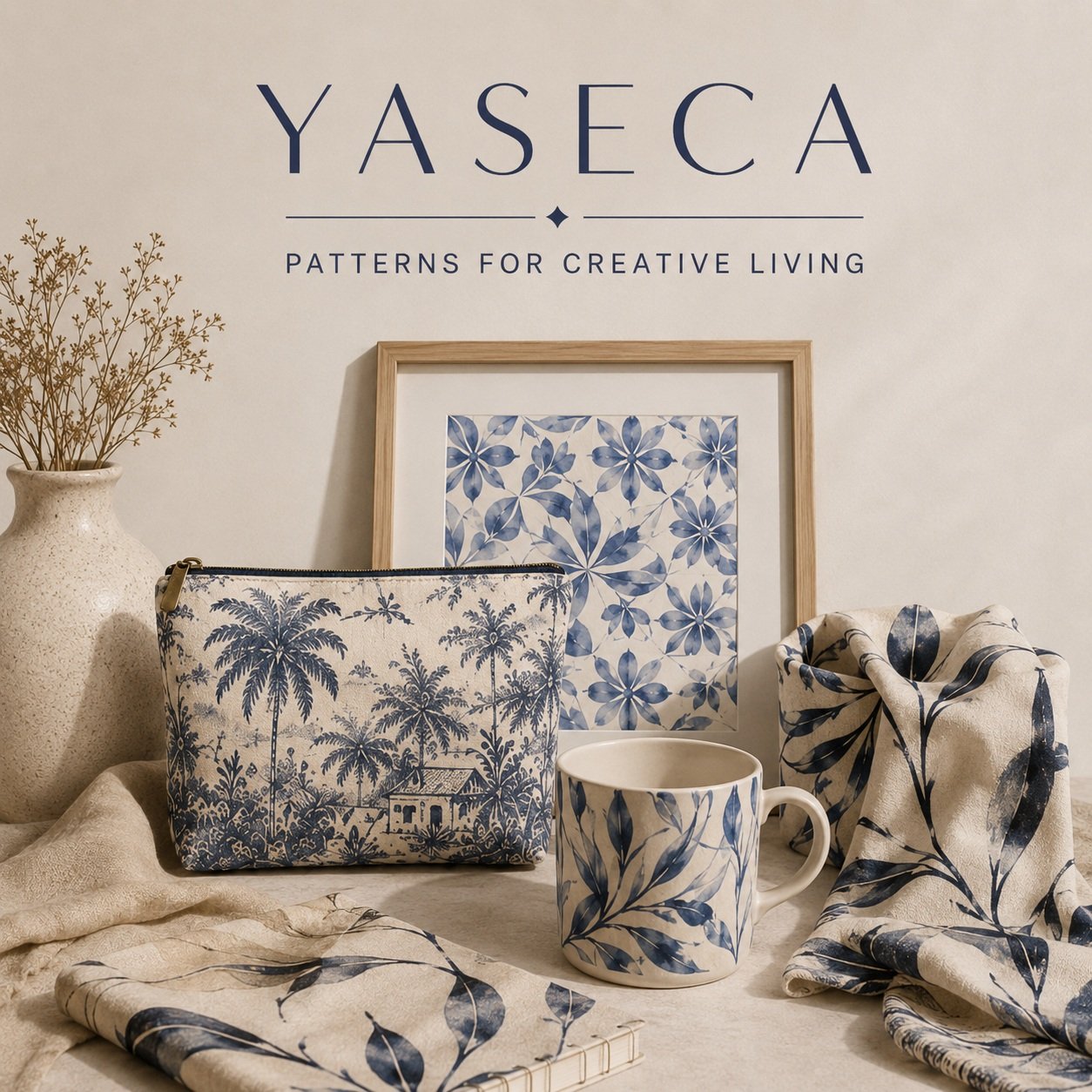 Introducing YASECA.
Patterns created to move beyond the screen and become part of everyday life.
Patterns for Creative Living.