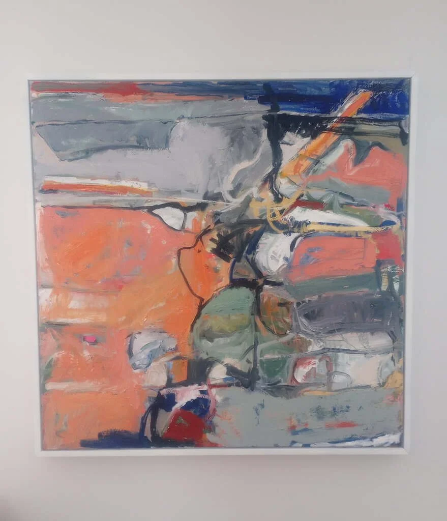 'Untitled No. 3' Oil on Canvas, Framed 