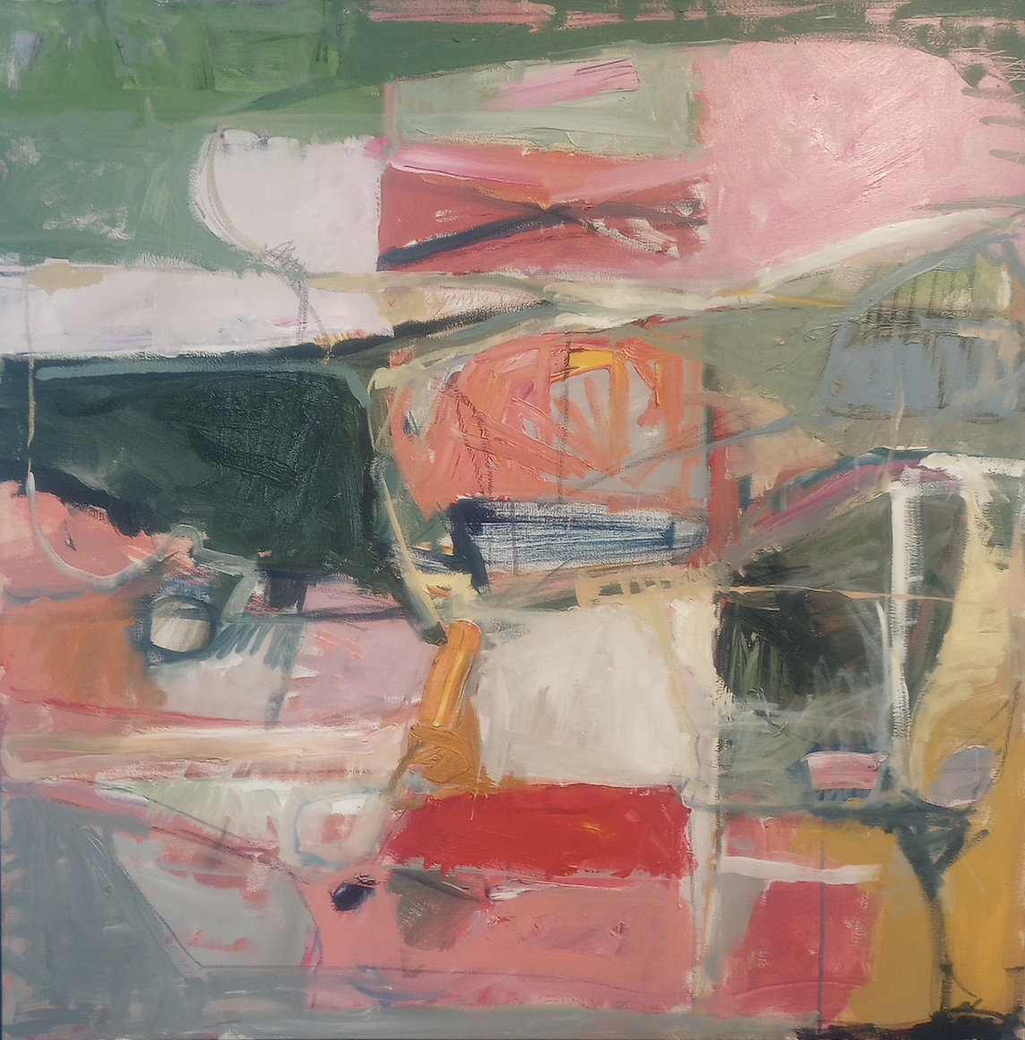 'Observed' SOLD 36"x36" Oil on Canvas