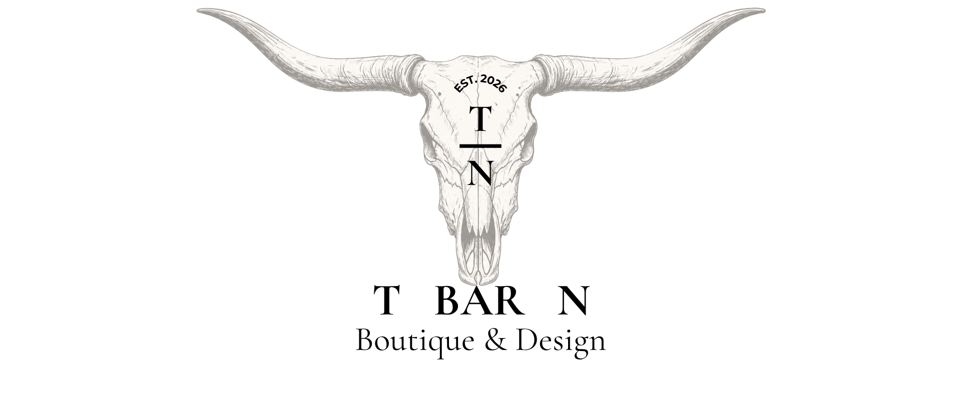 T Bar N Boutique & Design logo for a Montana retail and custom design business