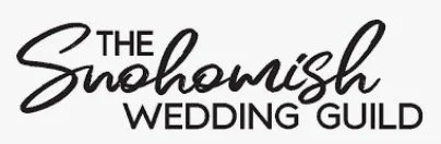 Logo for the Snohomish Wedding Guild with stylized text.