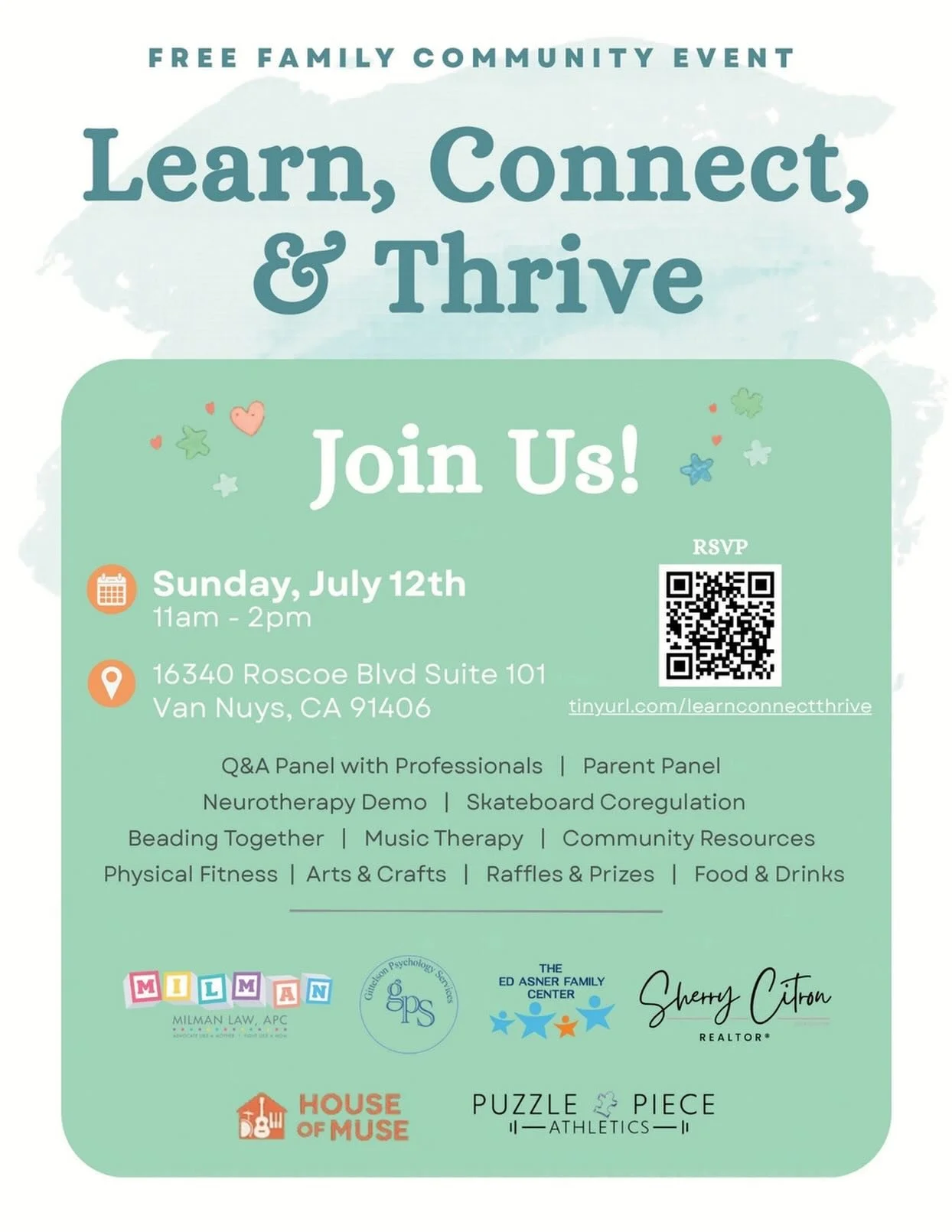 ✨ Join us this Sunday for Learn, Connect &amp; Thrive! ✨

If you&rsquo;re a parent, friend, educator, or simply looking for a welcoming community, I&rsquo;d love to invite you to this FREE family event designed to support and celebrate neurodivergent