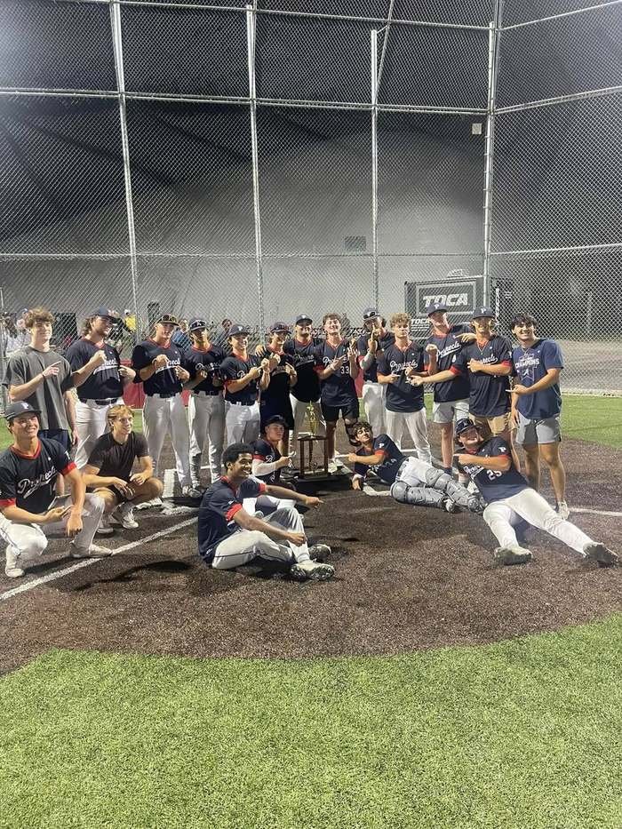 Youth baseball team at the Motor City Classic