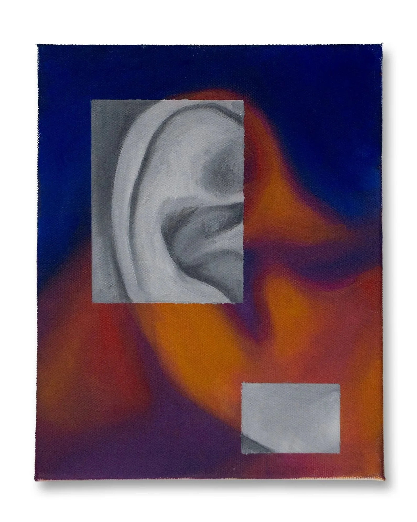 Self Severance: Ear, 2025, Oil on Canvas
