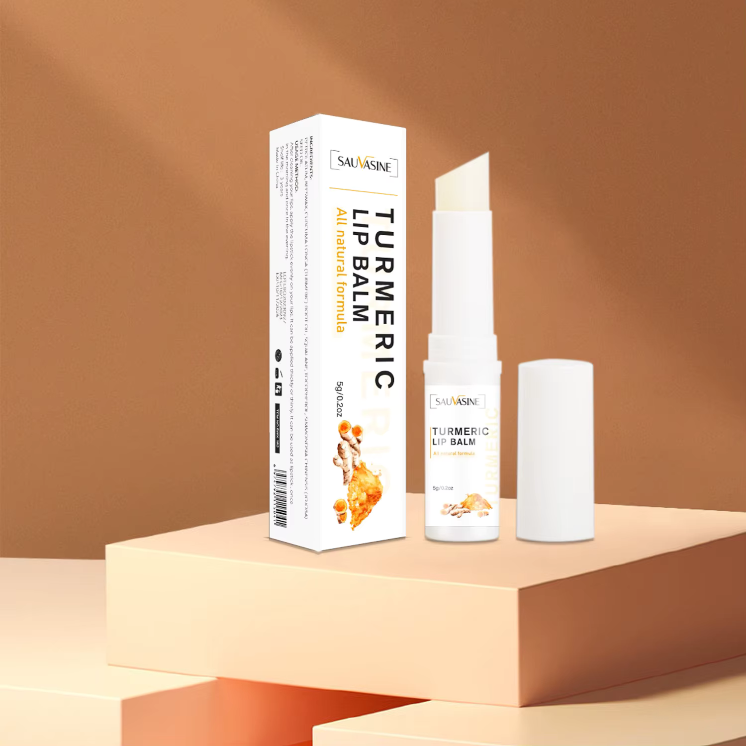 Turmeric Lip Lightening Balm Moisturising Hydrating Nourishing Lip Balm