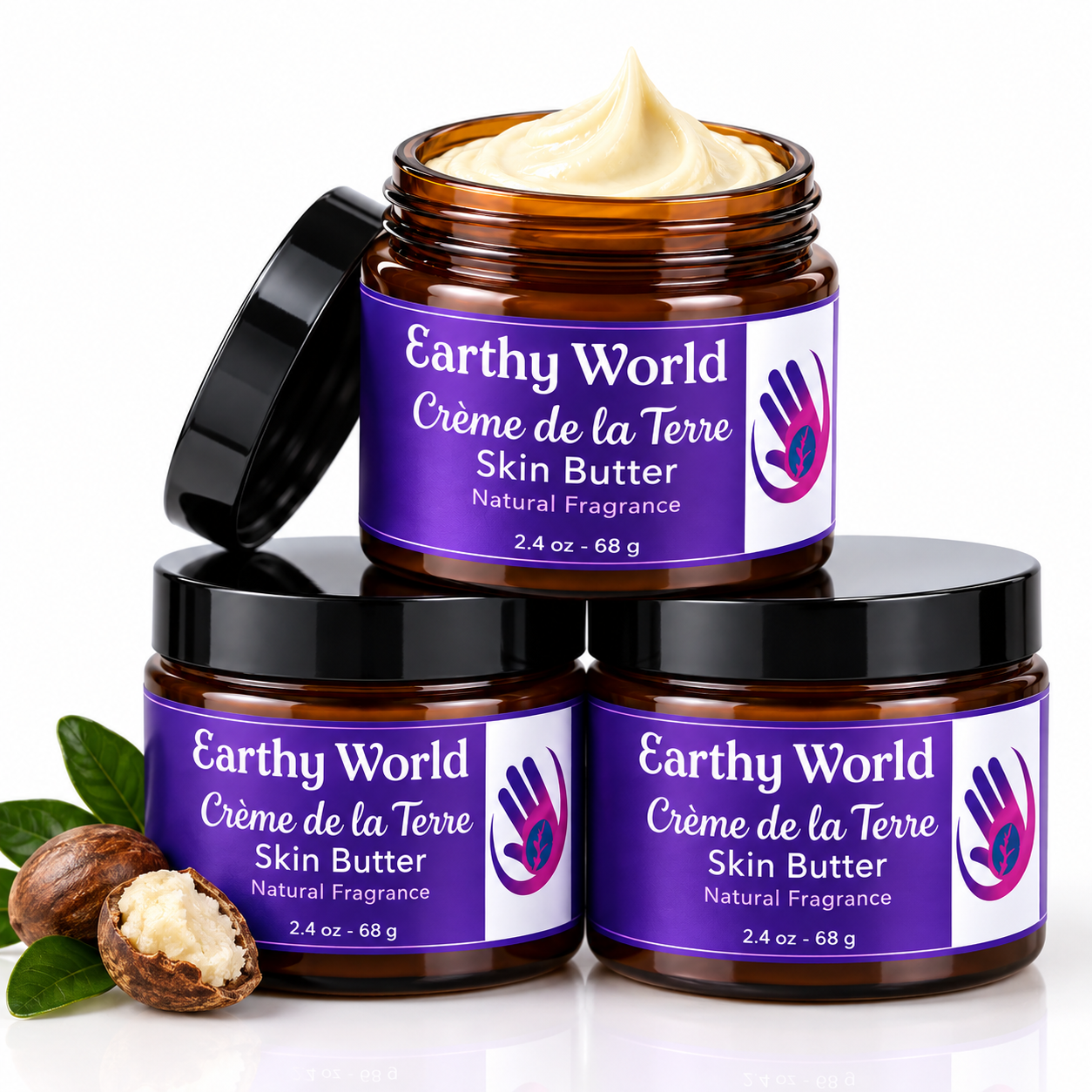 Exotic whipped butter made from cupuacu butter, shea butter , kokum butter infused with rich plant oils for sensitive skin