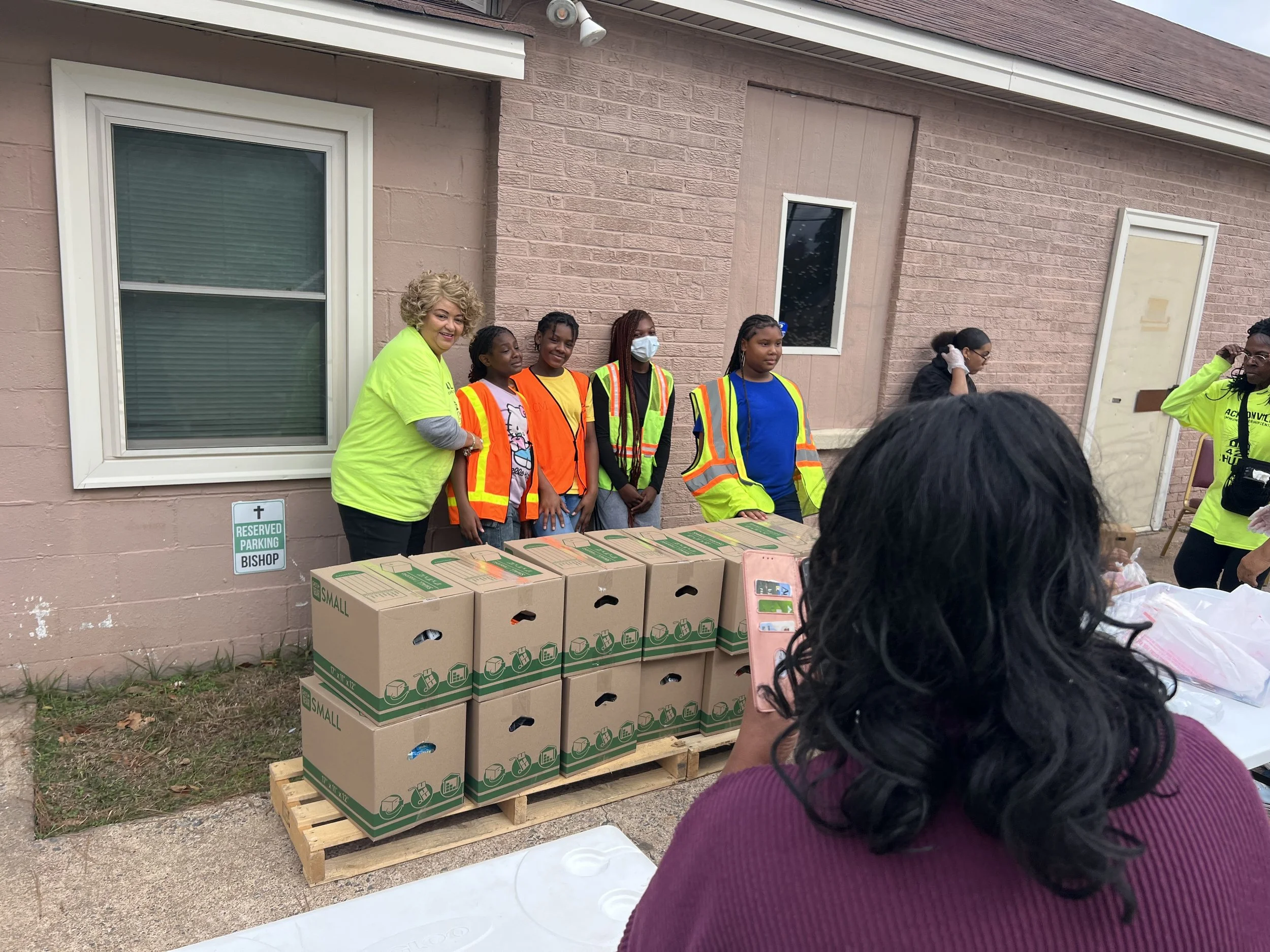 Emergency food assistance requirements and monthly distribution schedule.