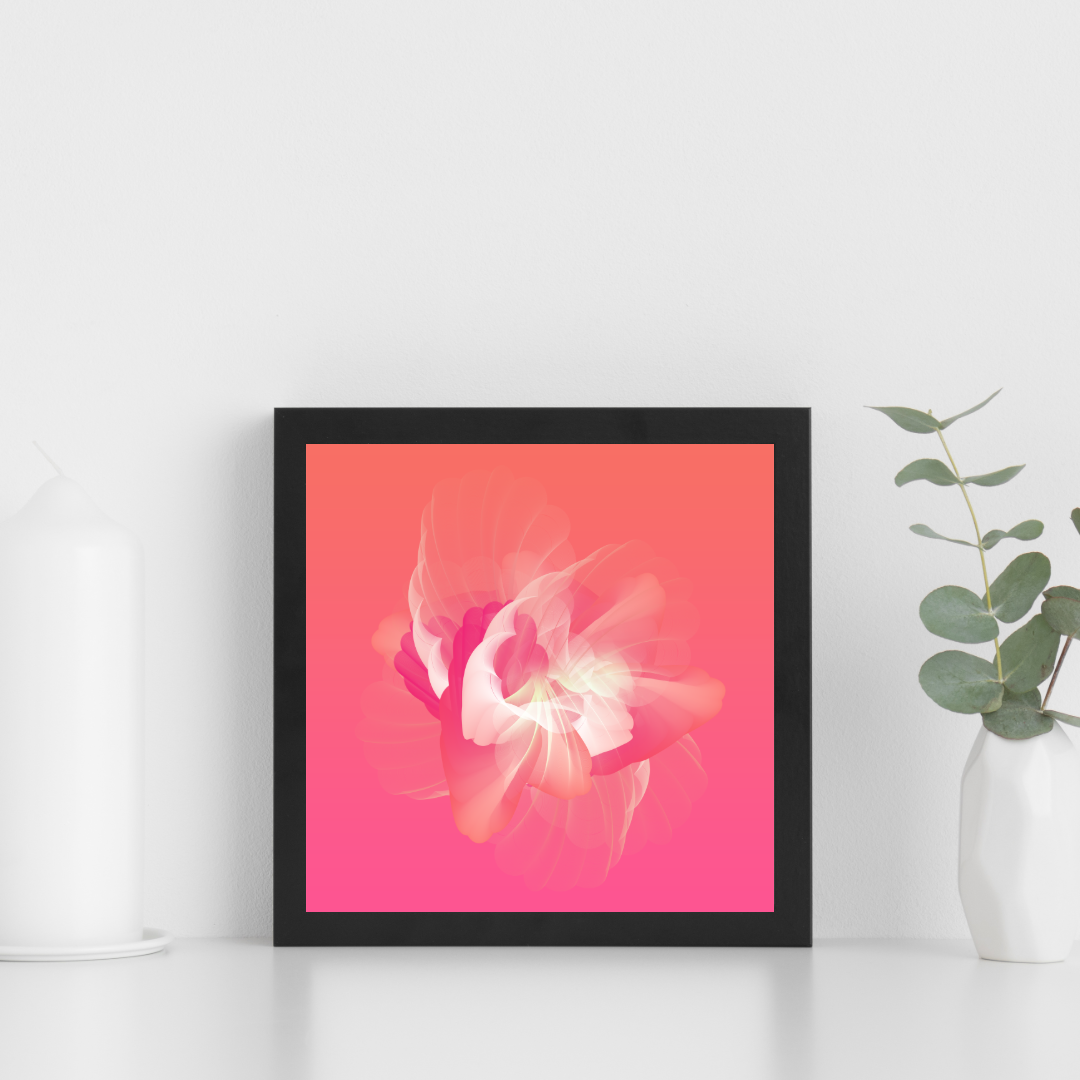"Orchid"  12x12 Framed 