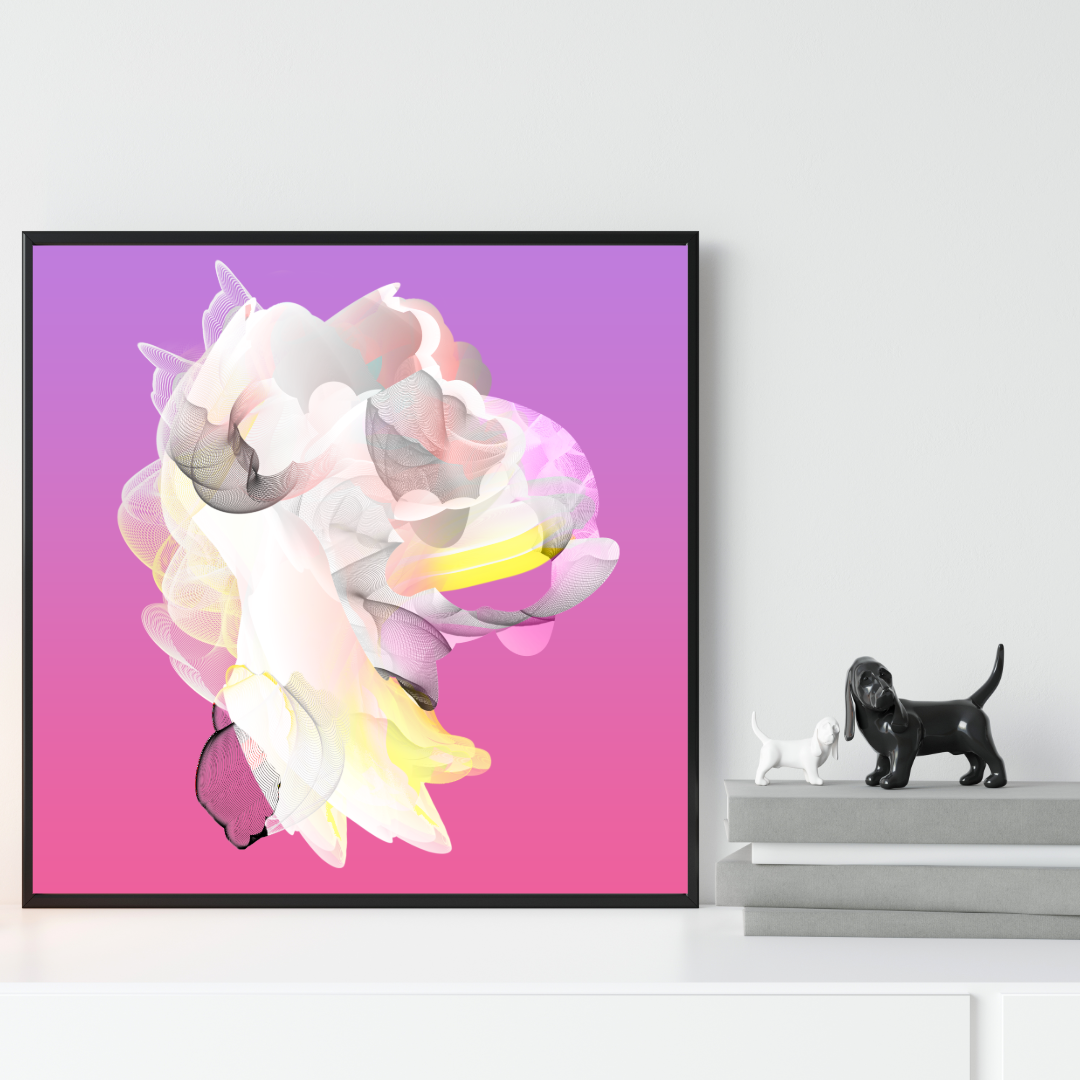 "Blind Love"  16x16 Framed 