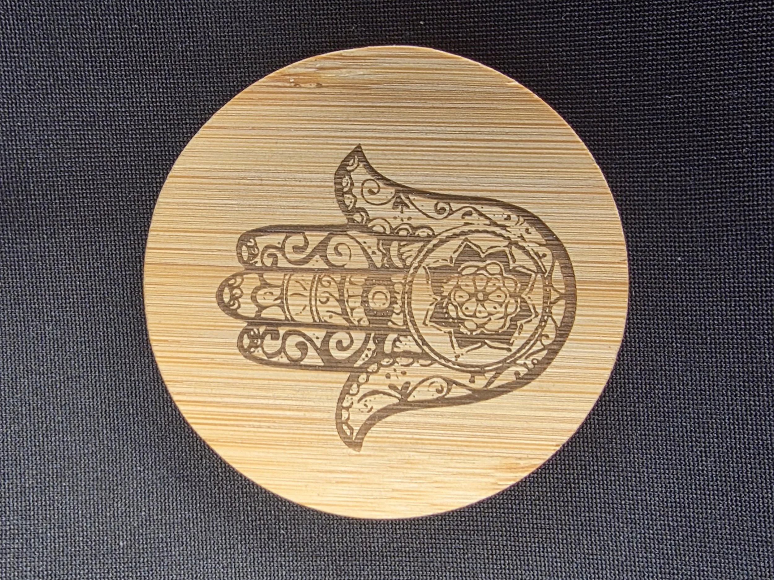 Hamsa Hand Wooden Bottle Opener