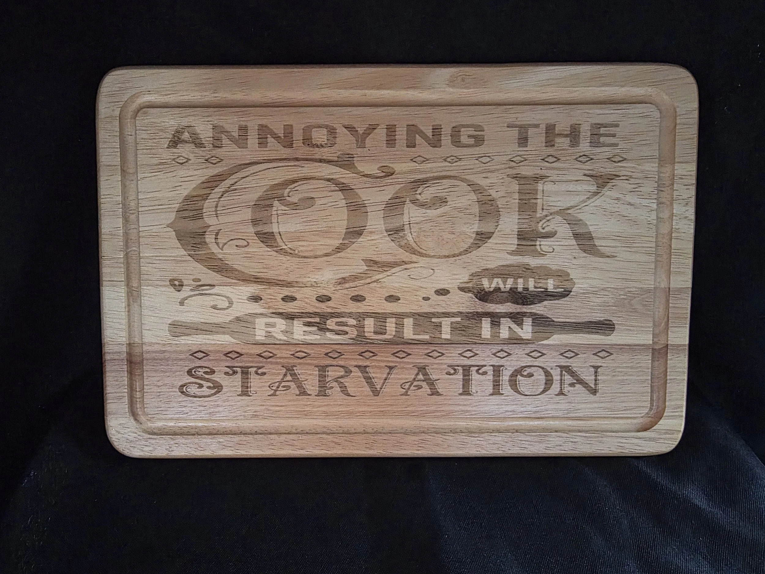 Annoying the Cook Wooden Chopping Board