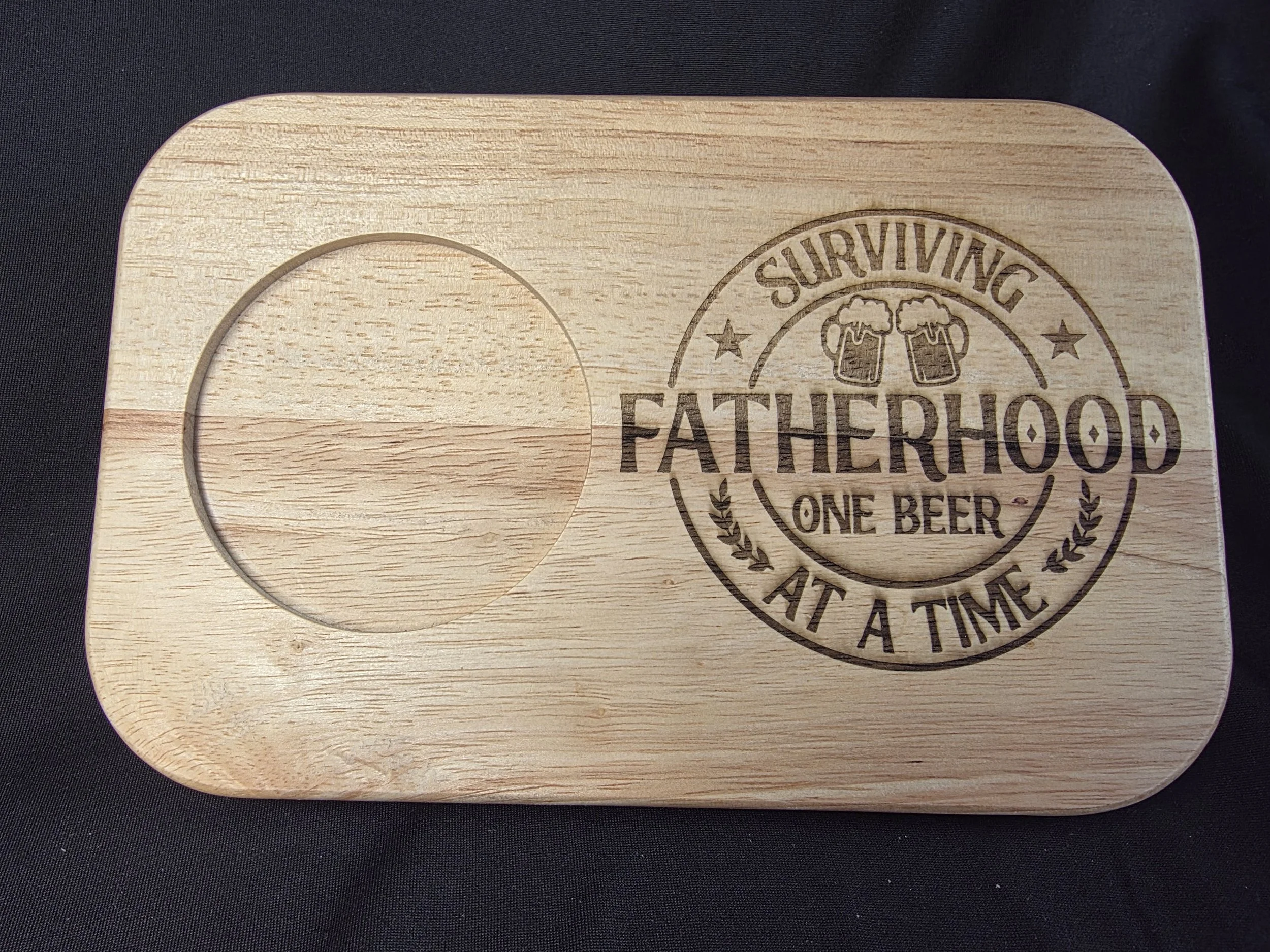 Fatherhood Drink & Snack Tray