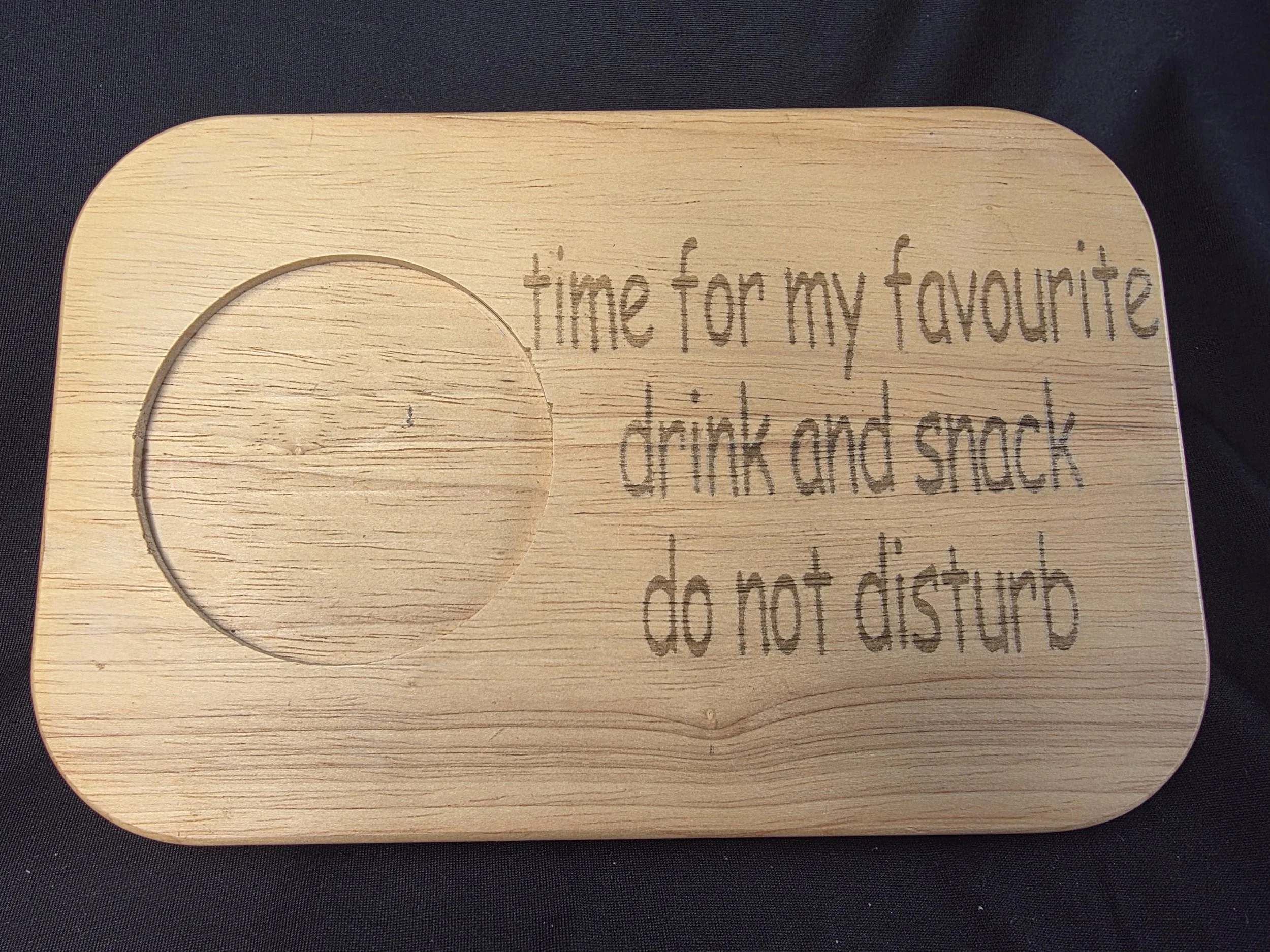 Favourite Drink & Snack Tray