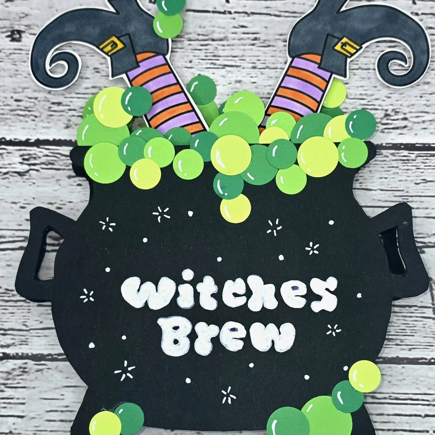 Witch's Cauldron Box Card  