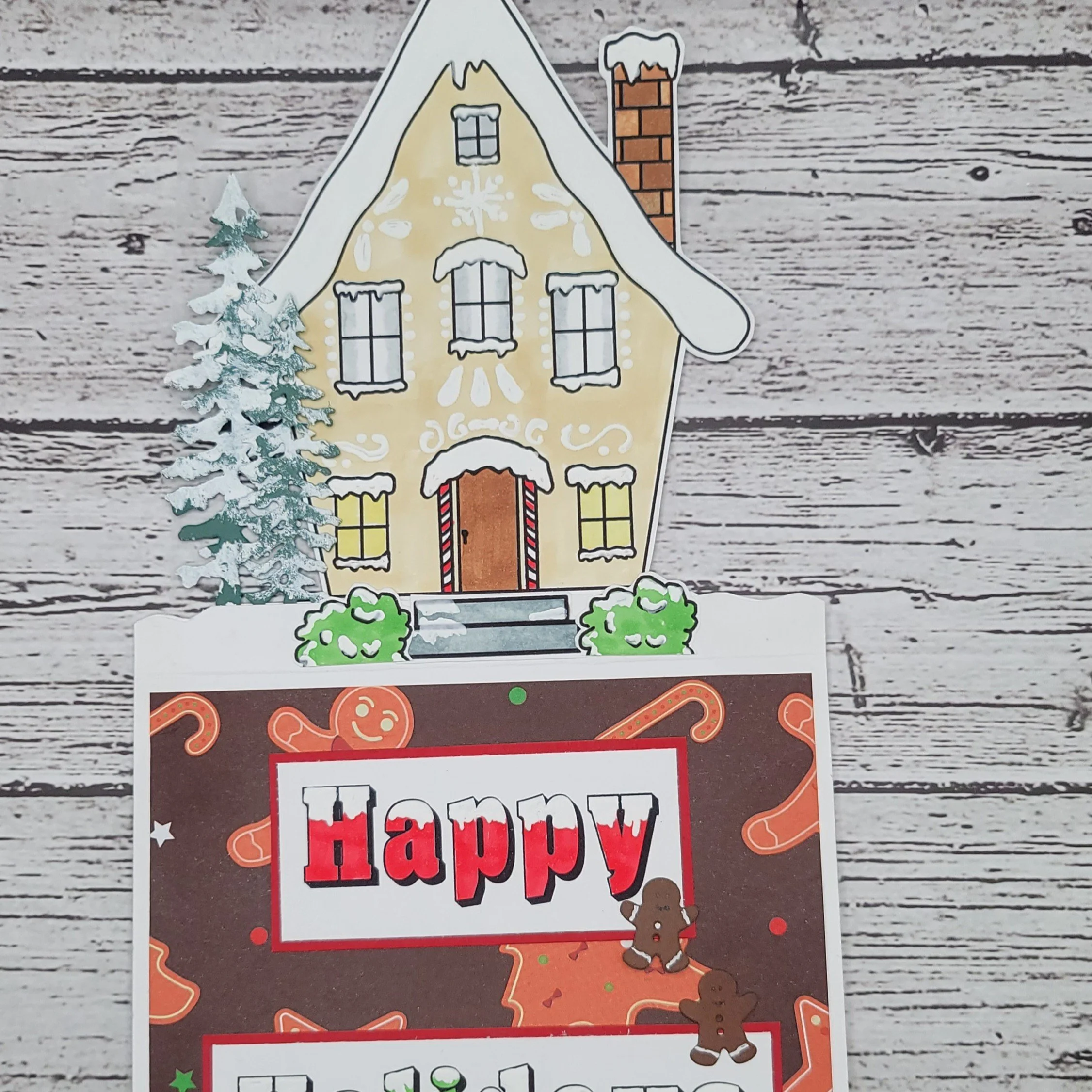 Gingerbread House Full-Flip Card