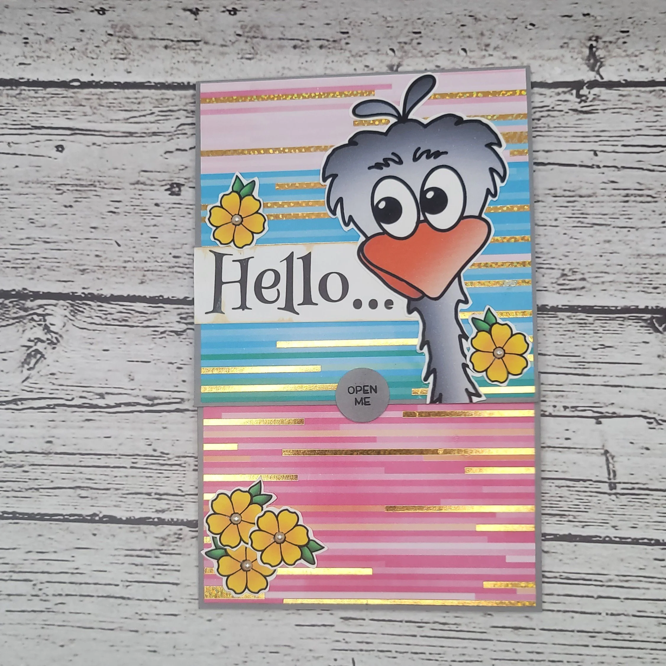 Twist on a Waterfall Card  