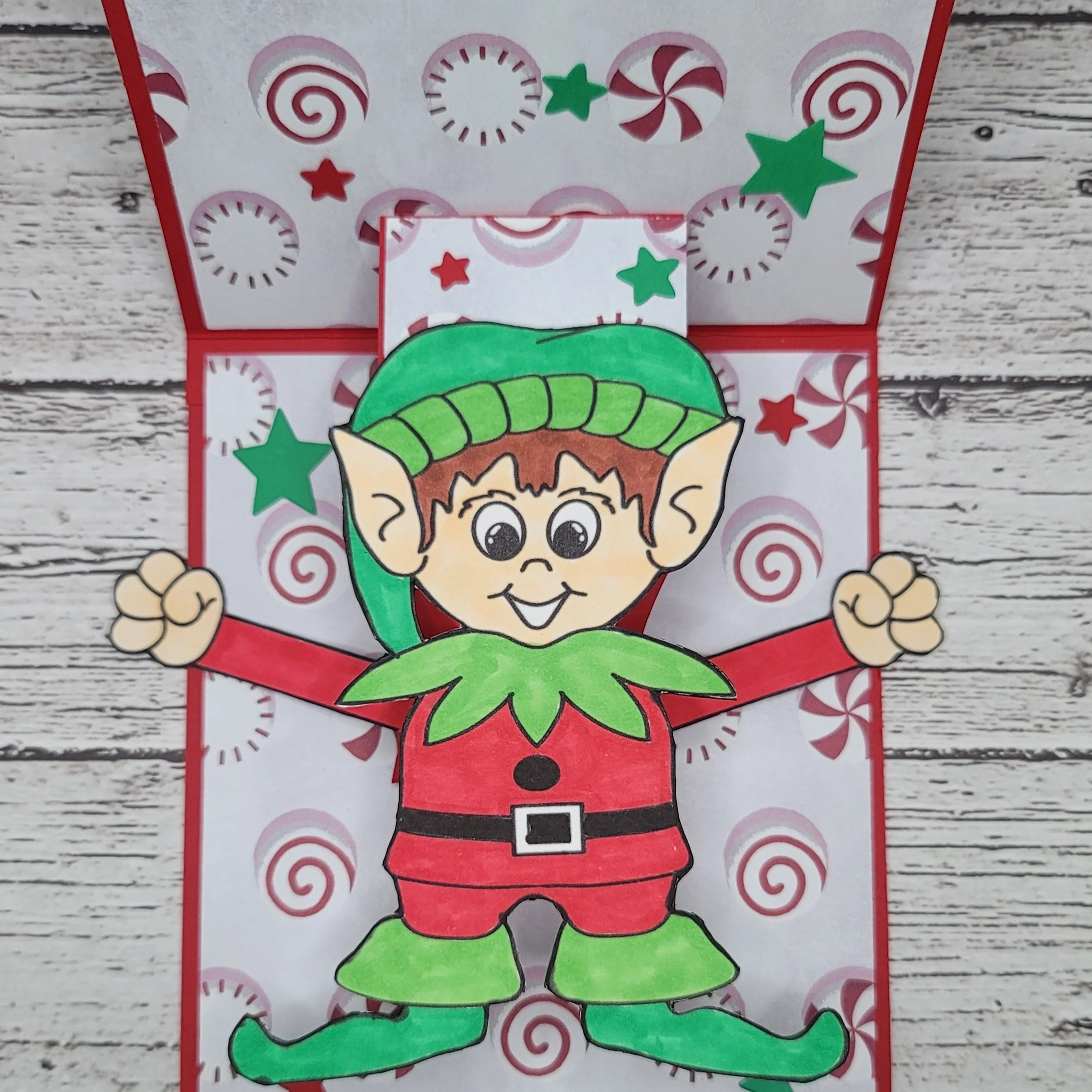 Elf Magic Pop-up Card