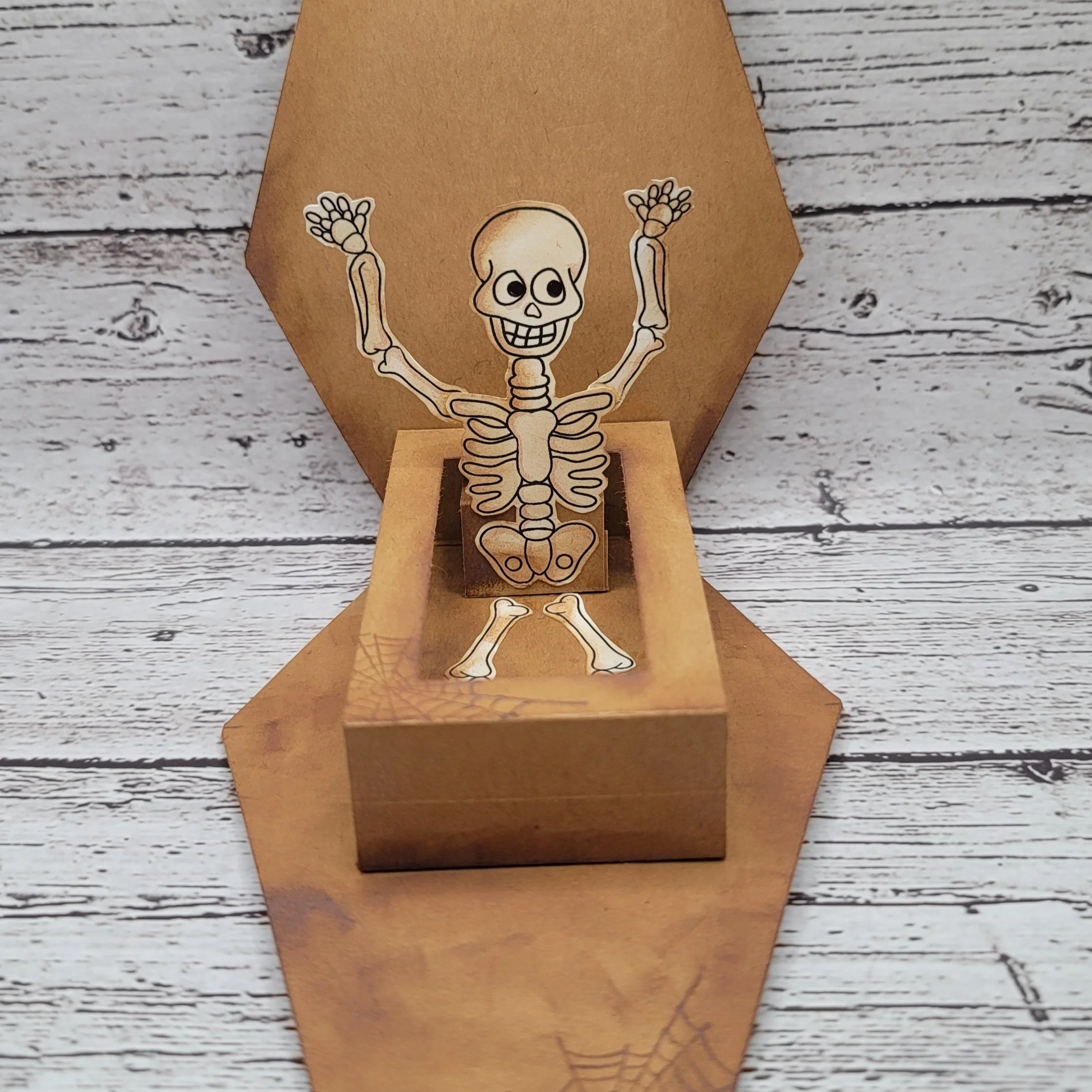 Pop-up Skeleton Card