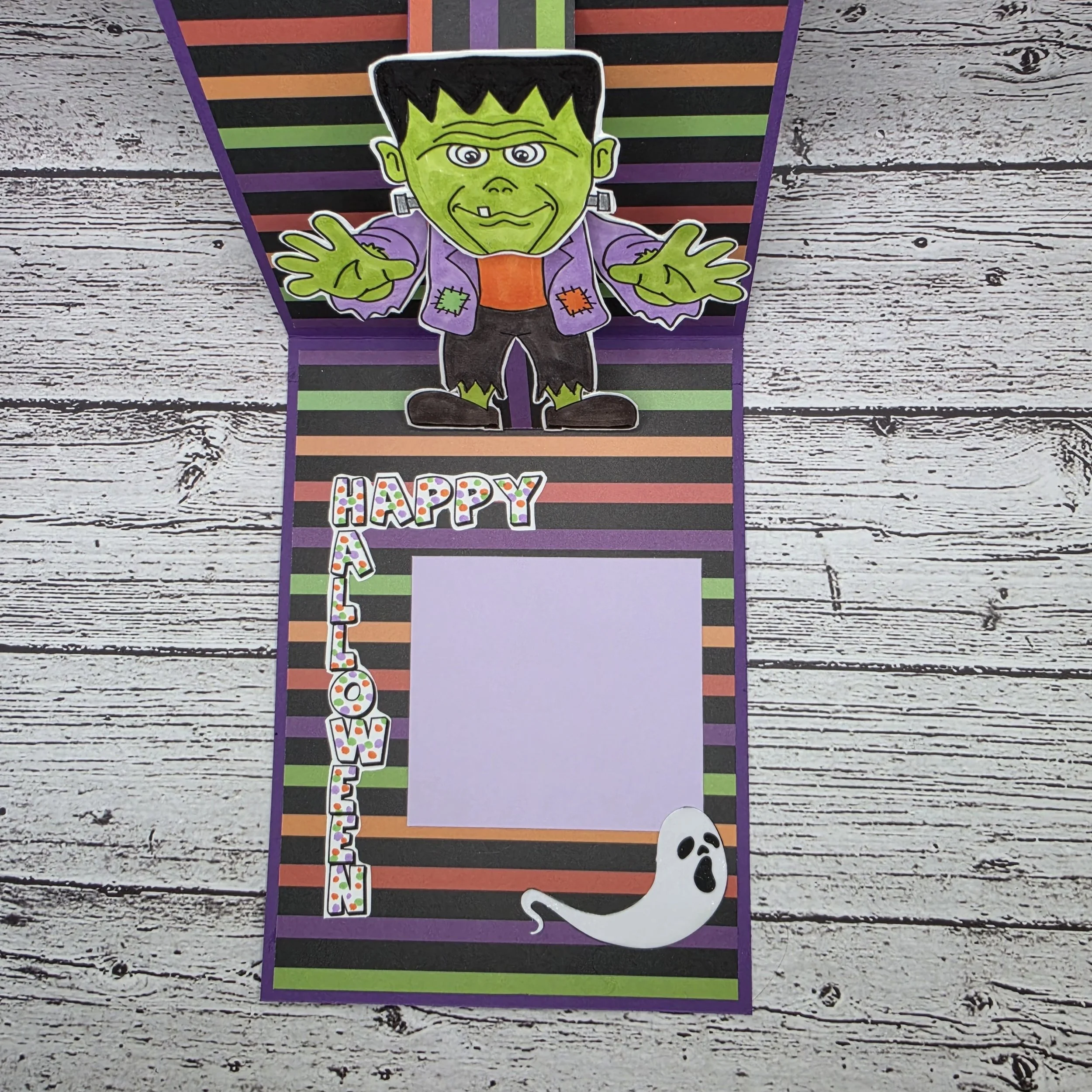 Frankenstein Fun Fold Card
