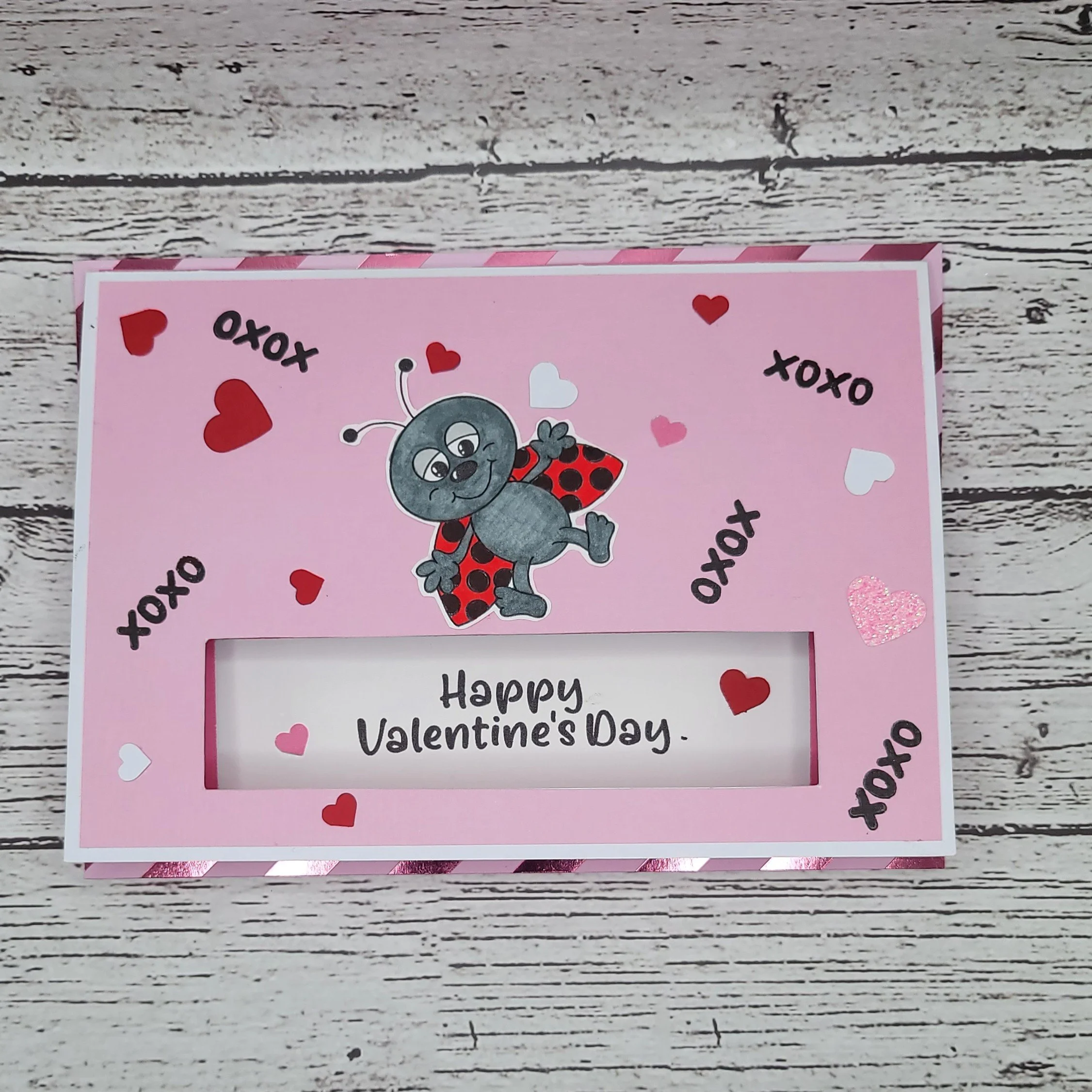 Peek A Boo Valentine's Day Card