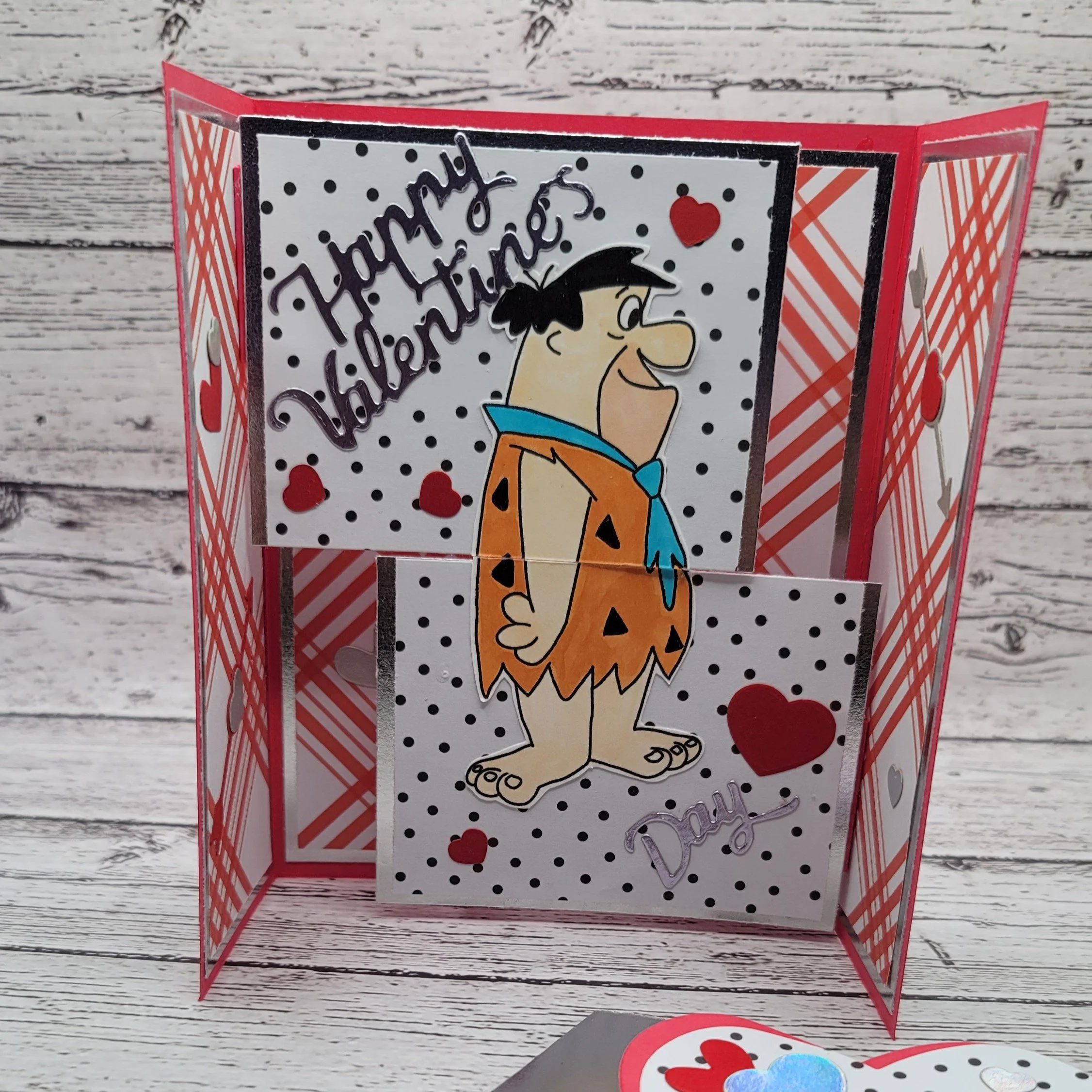 Surprise Tri Fold Sliding Card