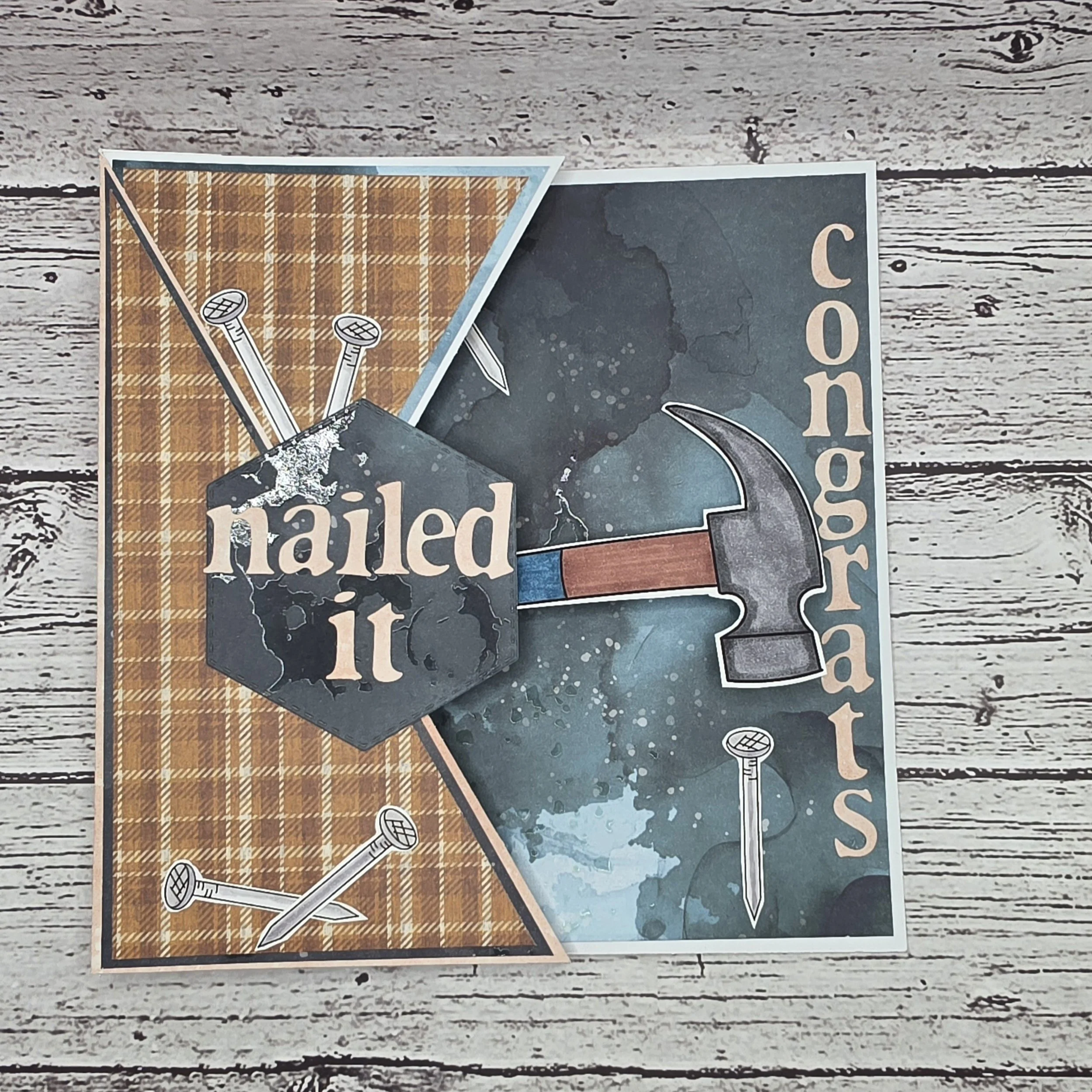 Masculine Swing Card  