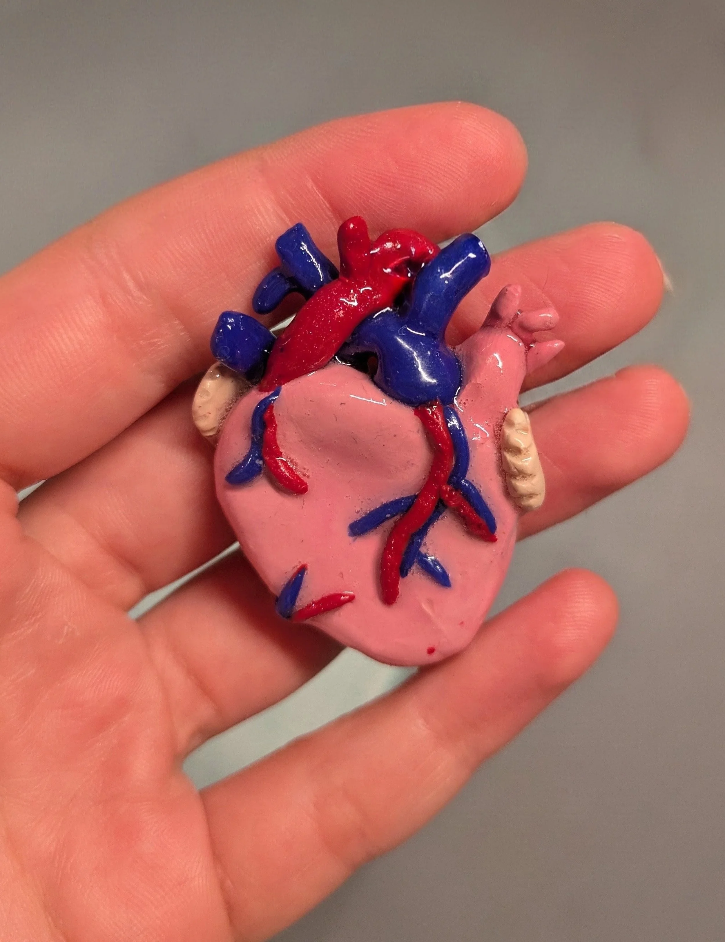 Polymer? I Heartly Know Her Pendant