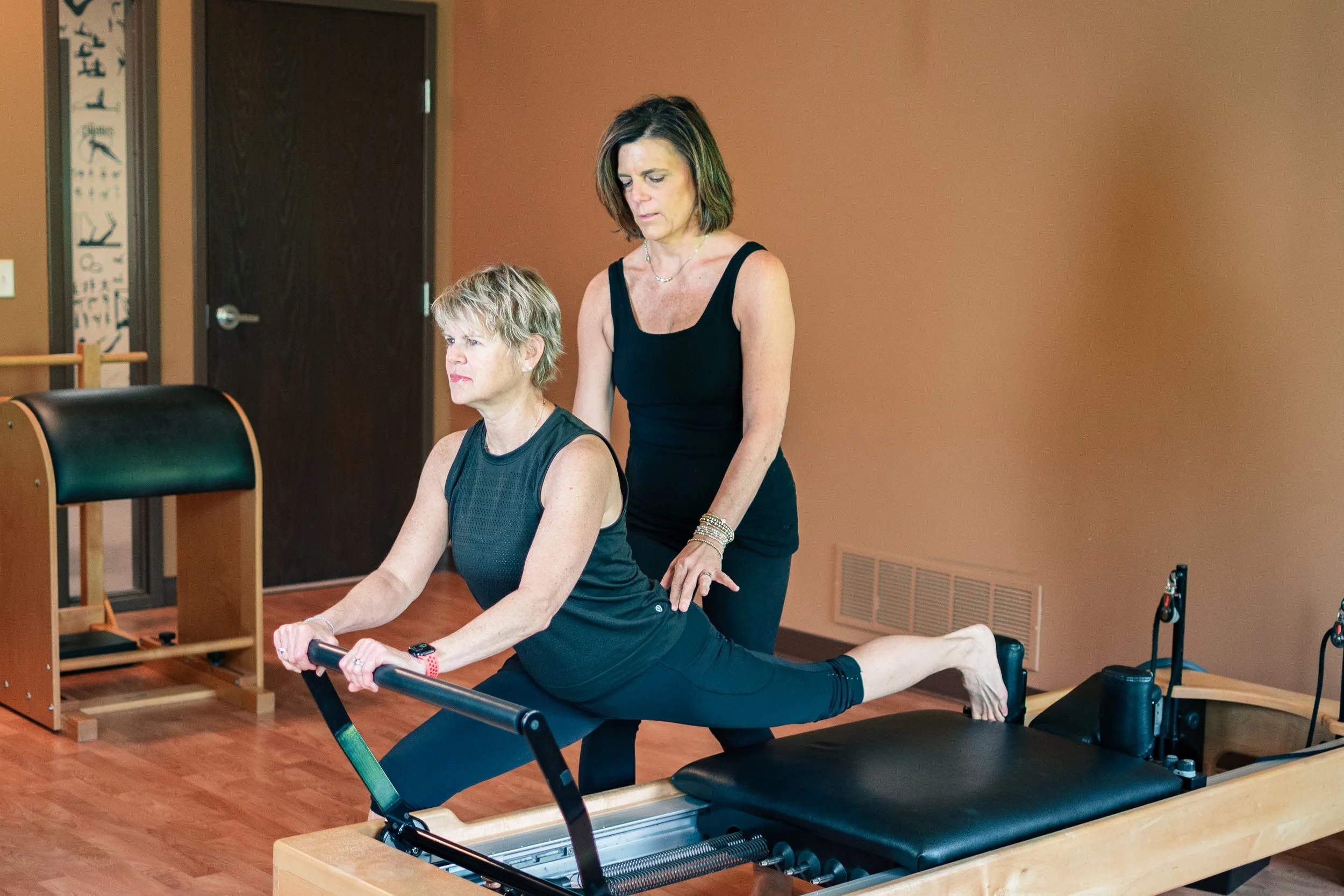 Rebecca Bell teaching a private session at Mindful Movements In Fort Wayne, Indiana
