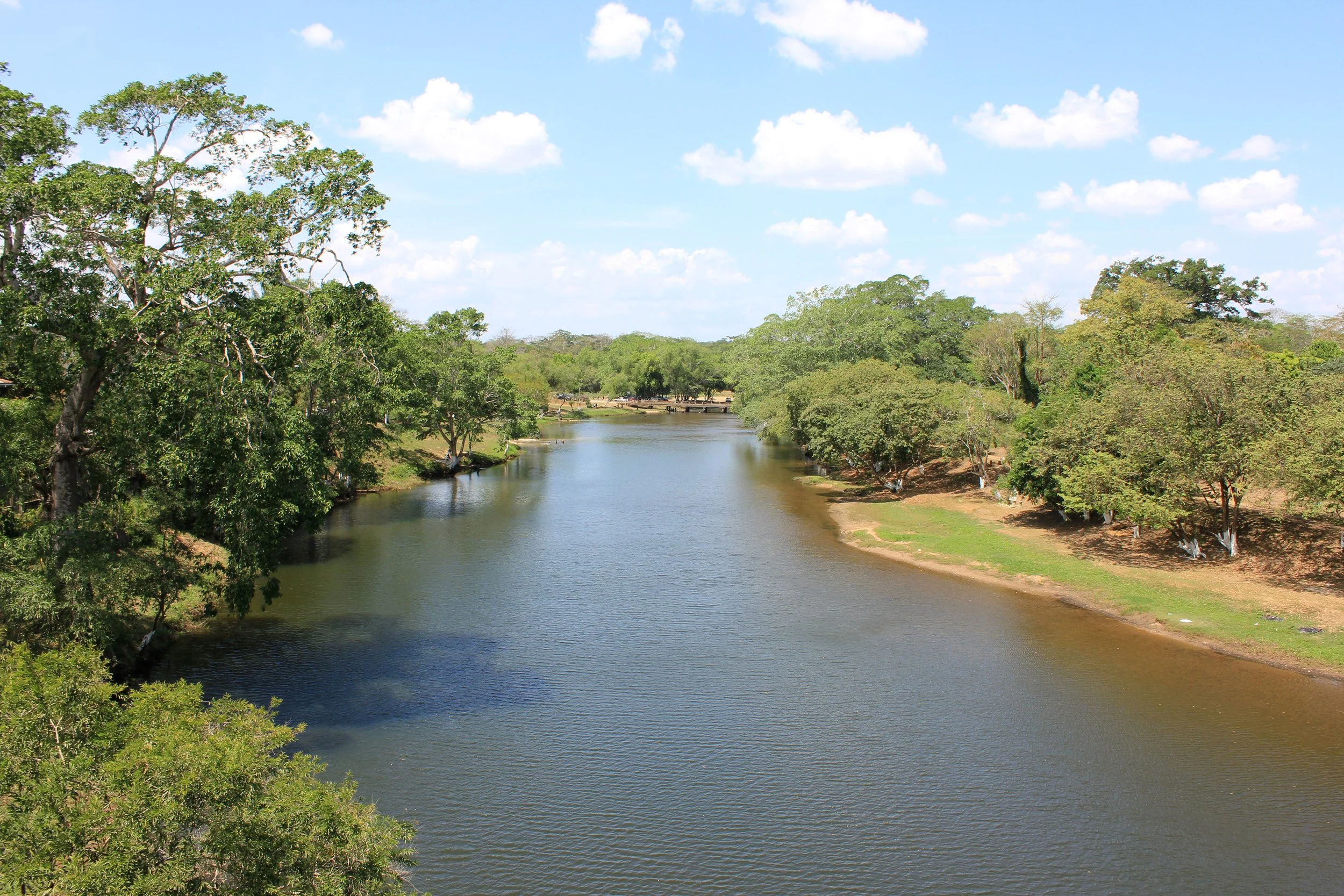 Macal River in Belize's Cayo District, part of the natural landscape and outdoor lifestyle surrounding the San Ignacio and Santa Elena area.