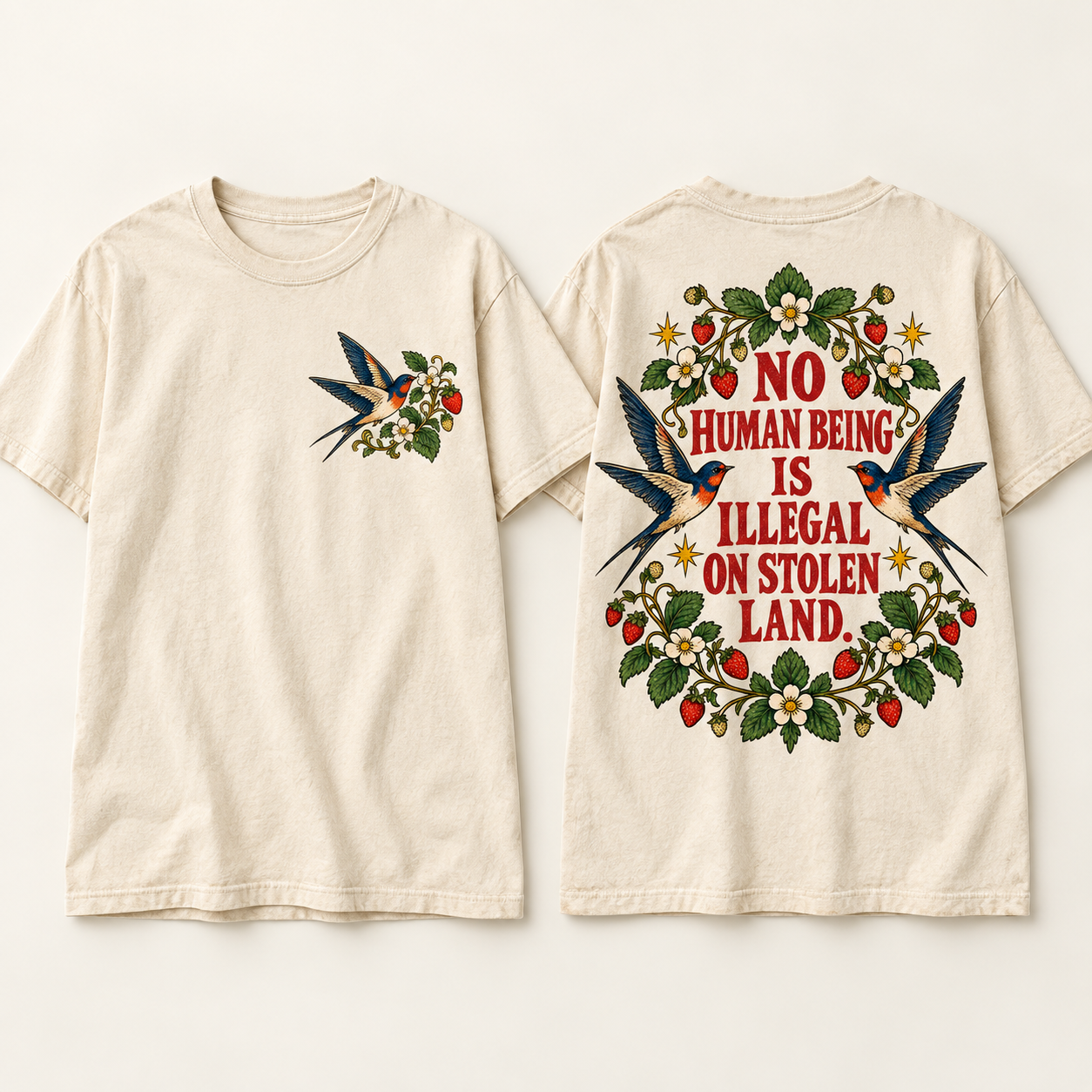 No Human Being Is Illegal On Stolen Land