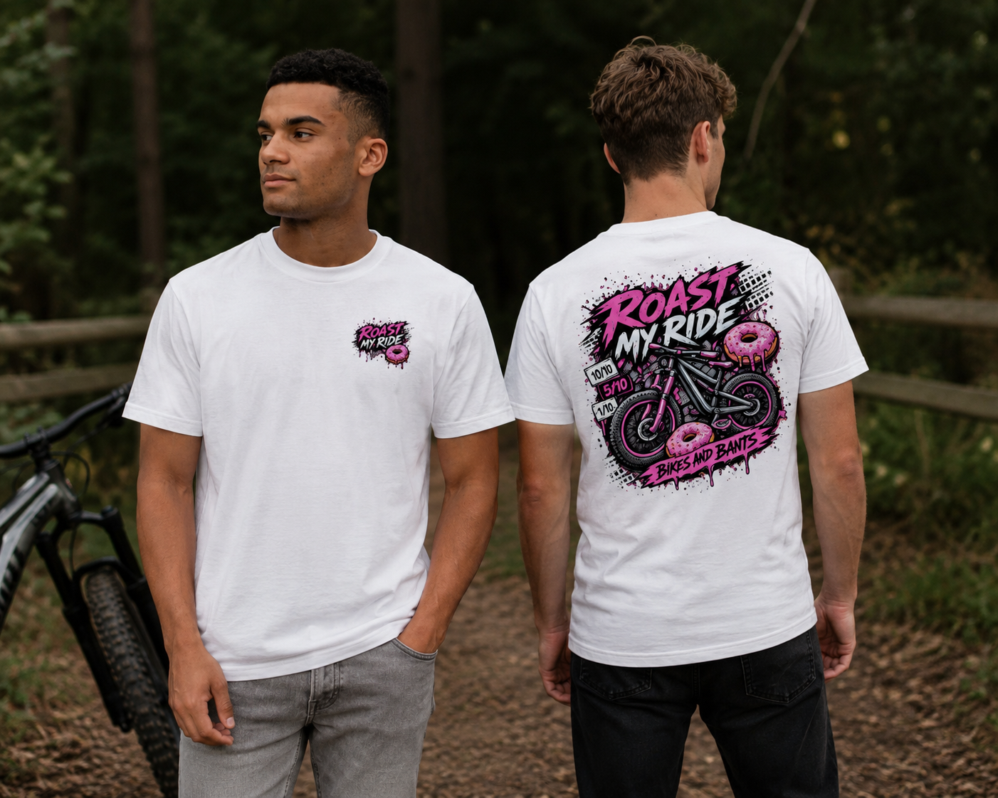 Roast My Ride - Reverse Print Tee