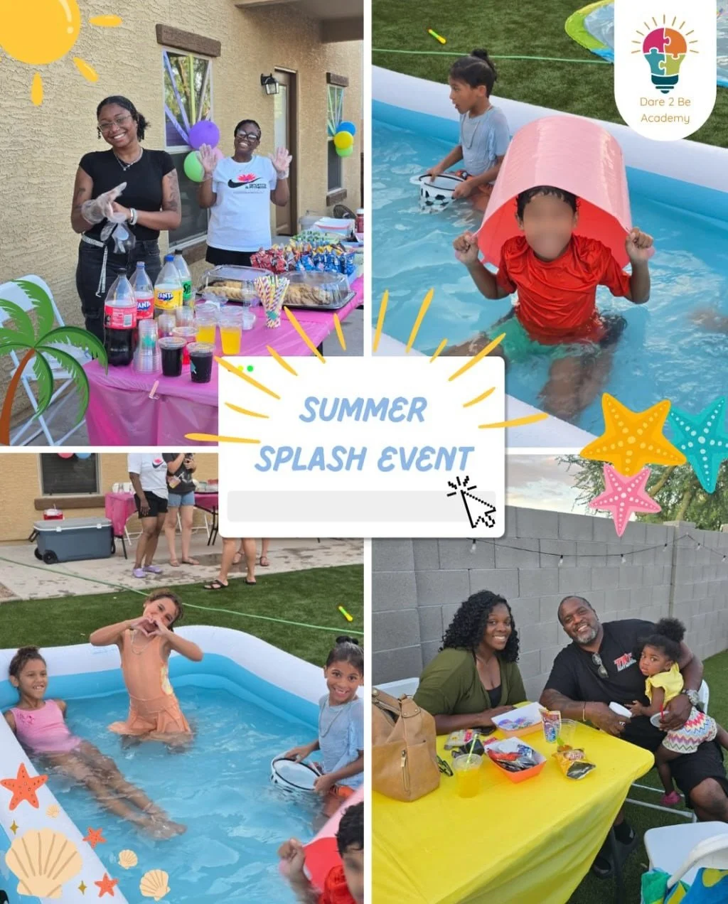 Before the school year began, our DTBA families came together for a day filled with laughter, water play, and wonderful memories. 💙✨

At Dare To Be Academy, we believe learning starts with relationships. Events like our Summer Splash help students f