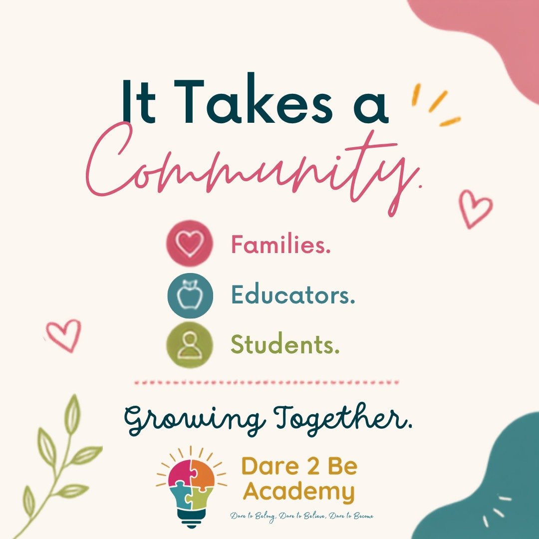One of the most important parts of Dare To Be Academy isn't found inside a curriculum.

It's found in our relationships.

We believe families are essential partners in every child's educational journey.

Whether it's joining a field trip, sharing a s