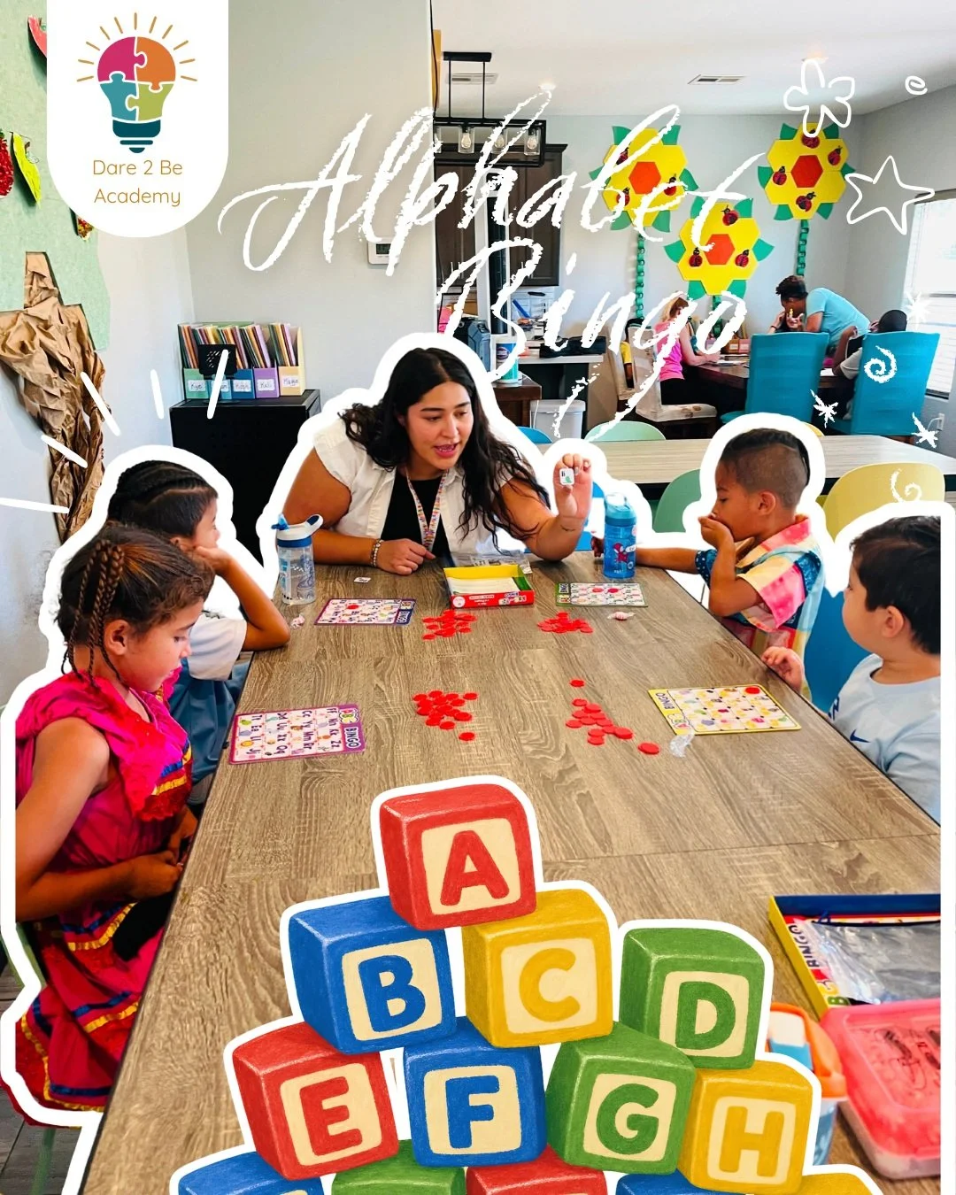 Ready, set, BINGO! 🎯 Learning our letters is always more fun when it feels like a game! 🅰️✨

Our Alphabet Bingo activity gave our students an interactive way to practice letter recognition and recall their ABCs. By swapping numbers for letters, our