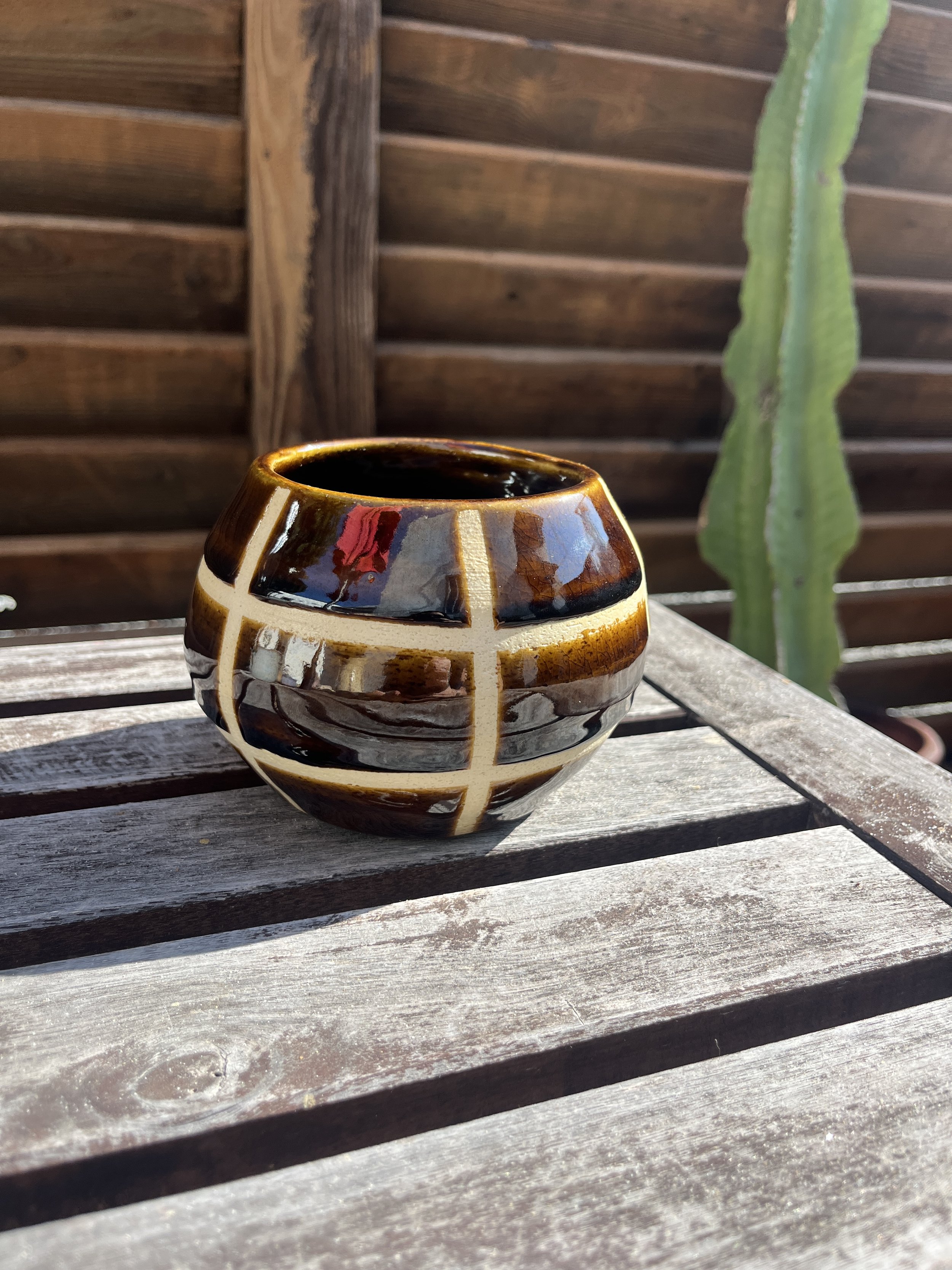 Mesa Check Vase