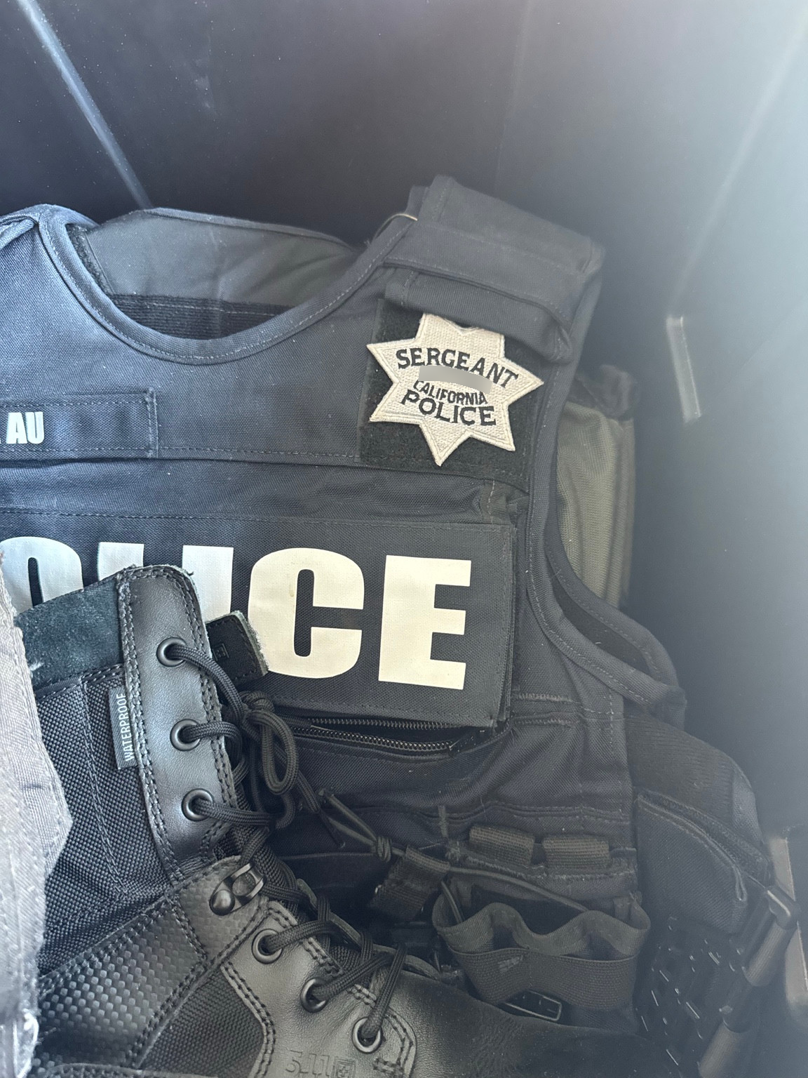 From my law-enforcement career: Sergeant Au.