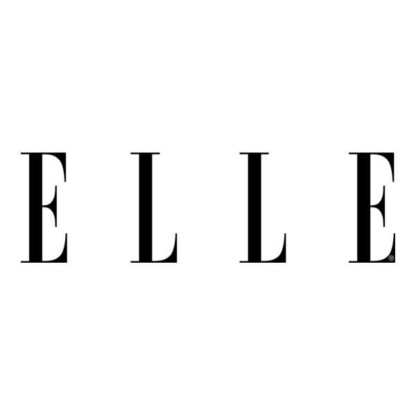 The word "ELLE" in large black serif font on a white background.
