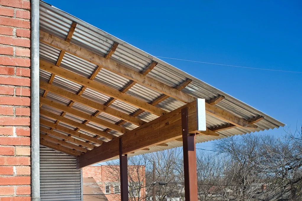 Roof detail, "El Picoso", San Antonio, Texas, 2008. Photo by Chris Cooper Photography