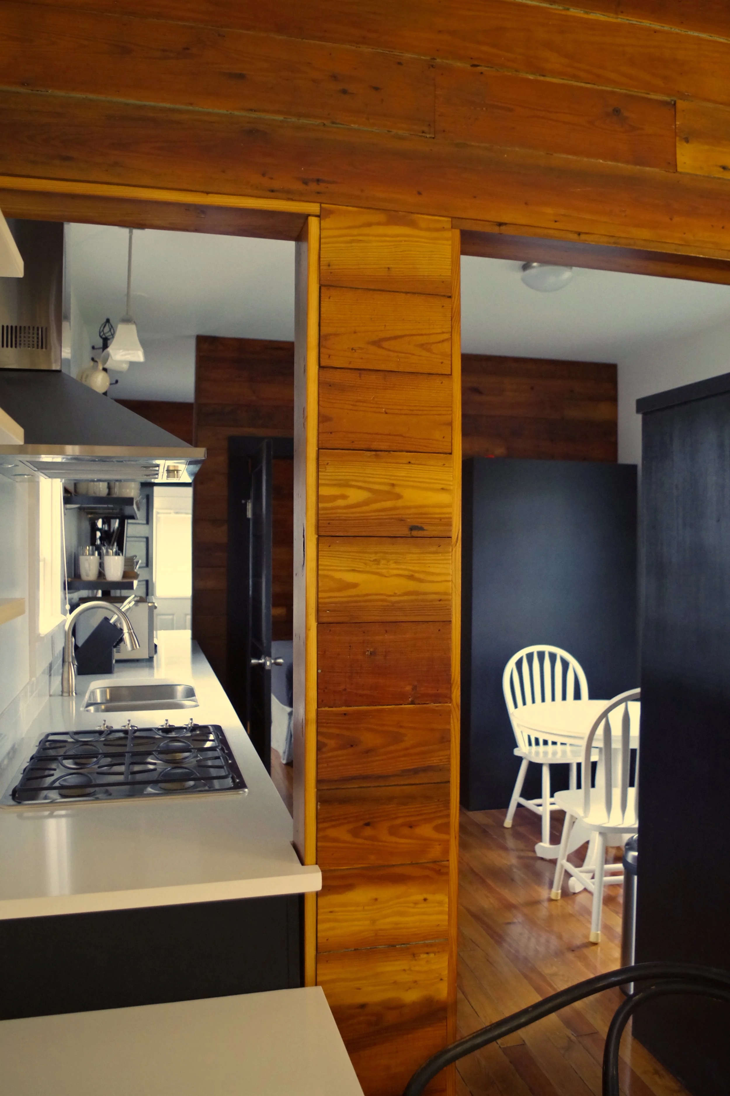 Interior View, Leigh Street Shotgun House, San Antonio, Texas, 2015. Photo by Dror Baldinger