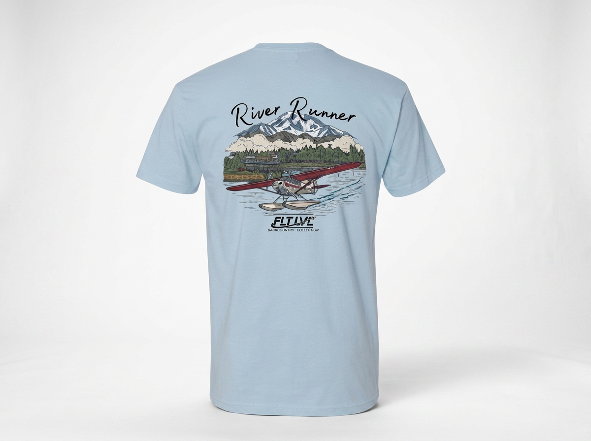 River Runner T-Shirt (Light Blue)