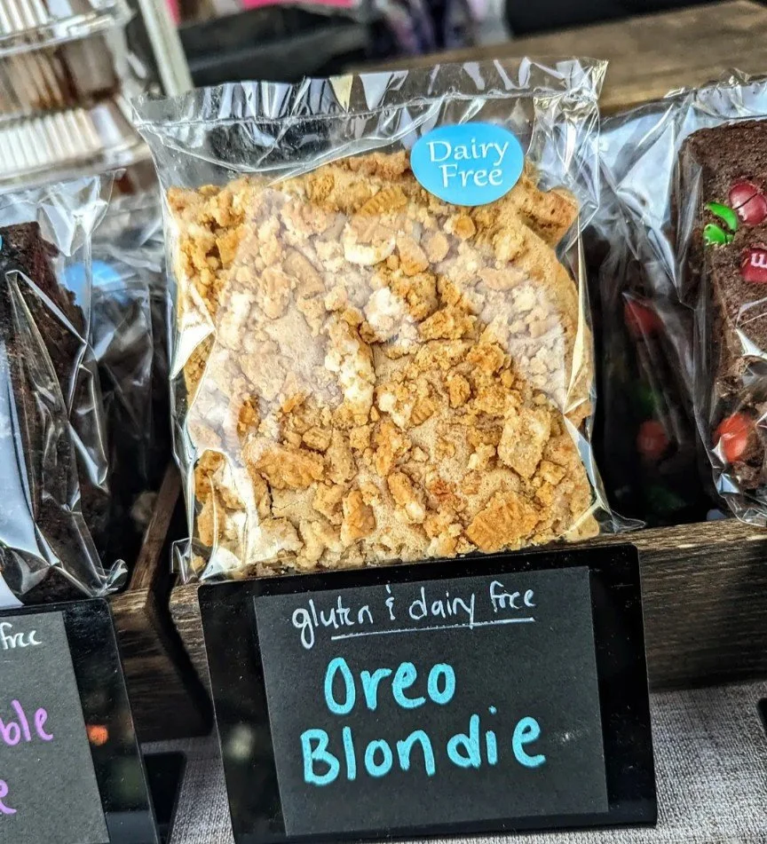 Dairy Free Blondies