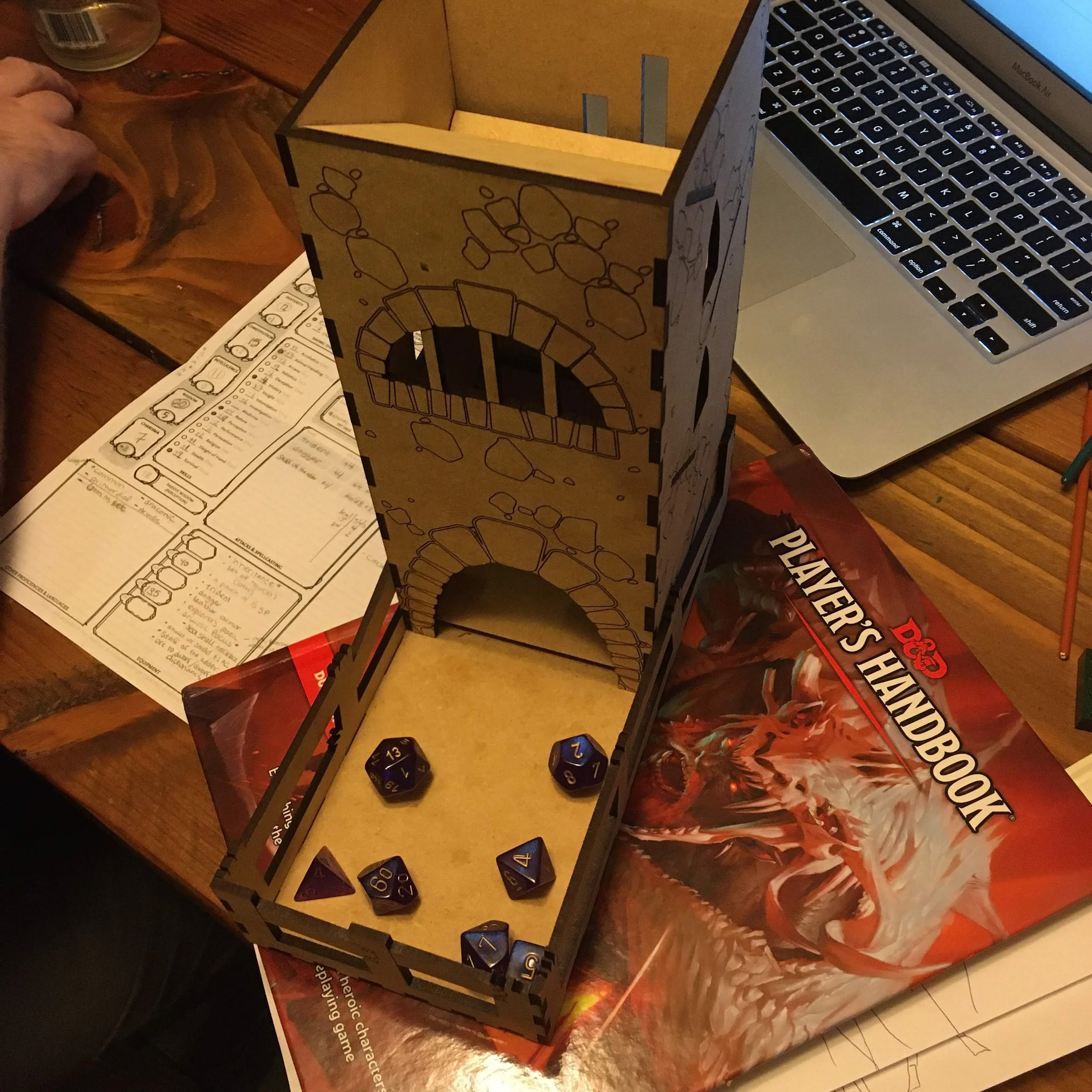 DnD dice tower