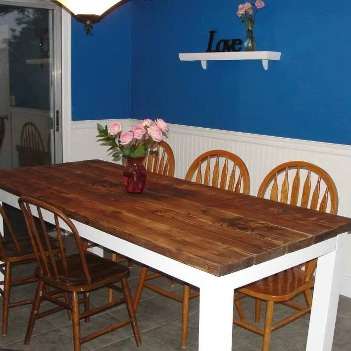 Kitchen table and shelf