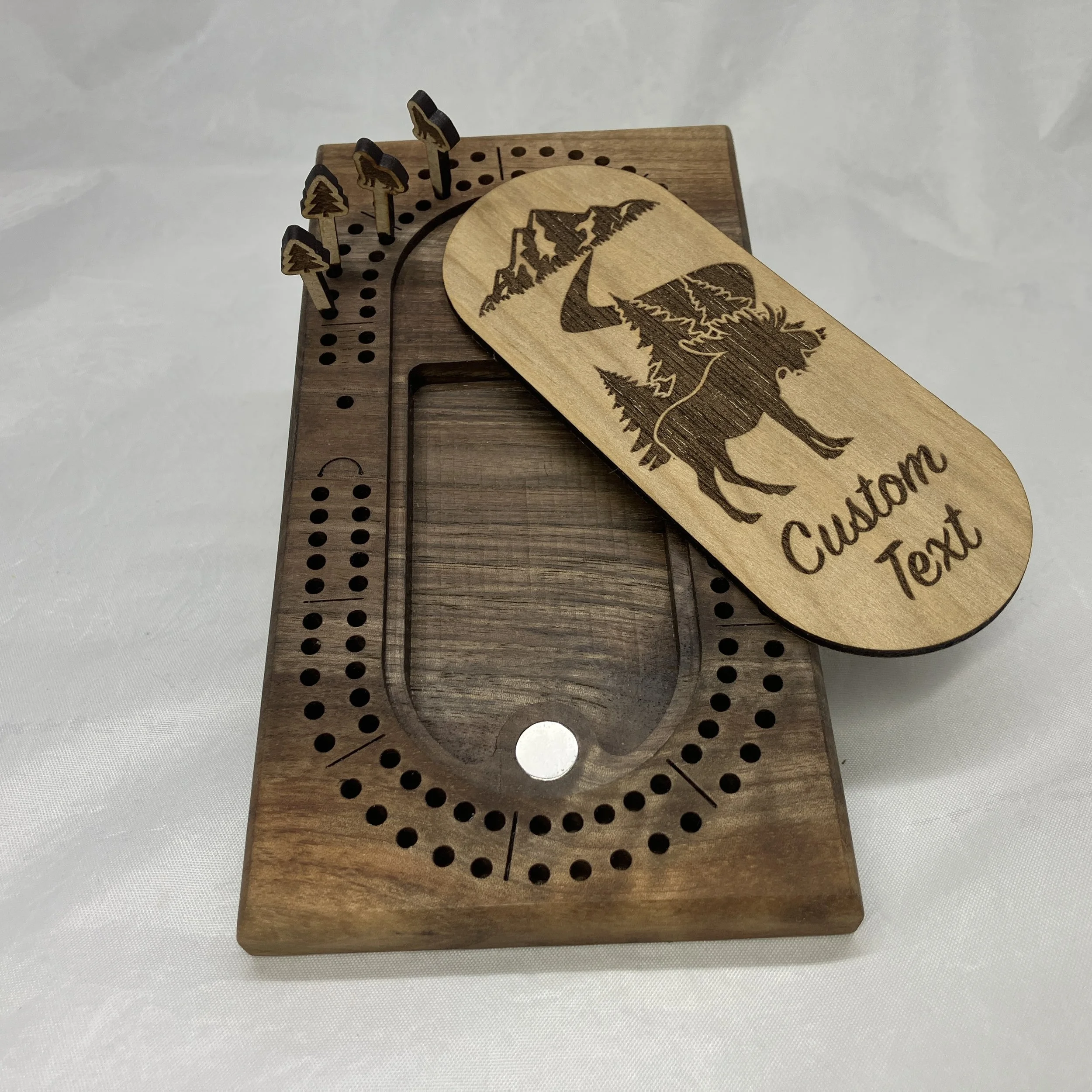 Custom cribbage board