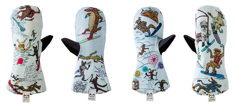 Dawg Days of Winter glove and mitten skins.