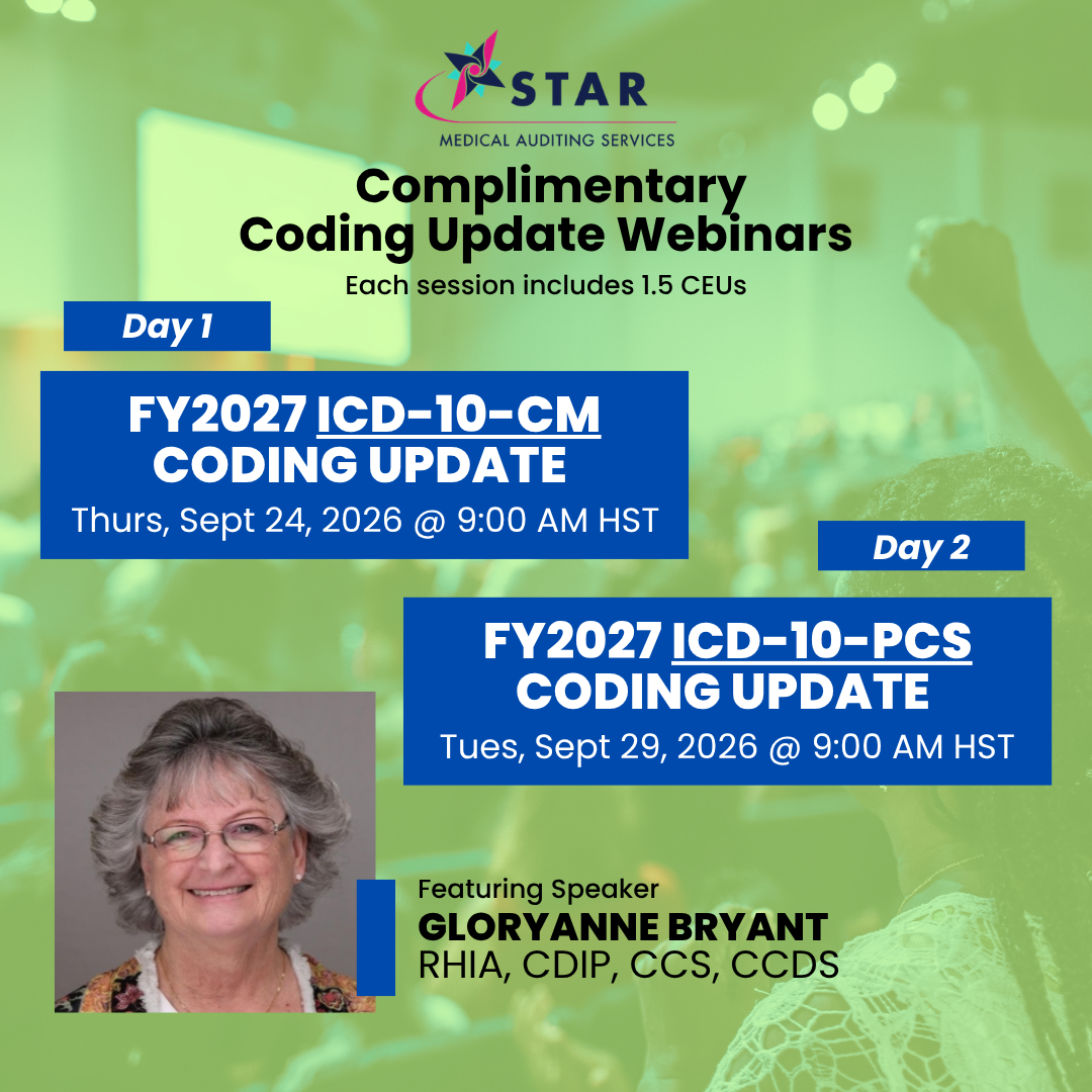 STAR Presents: FY2027 ICD-10-PCS Coding Updates